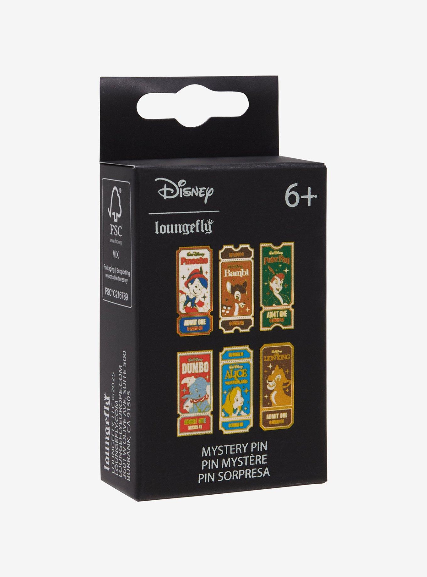 Loungefly Disney Movie Tickets Blind Box Enamel Pin - BoxLunch Exclusive, , hi-res