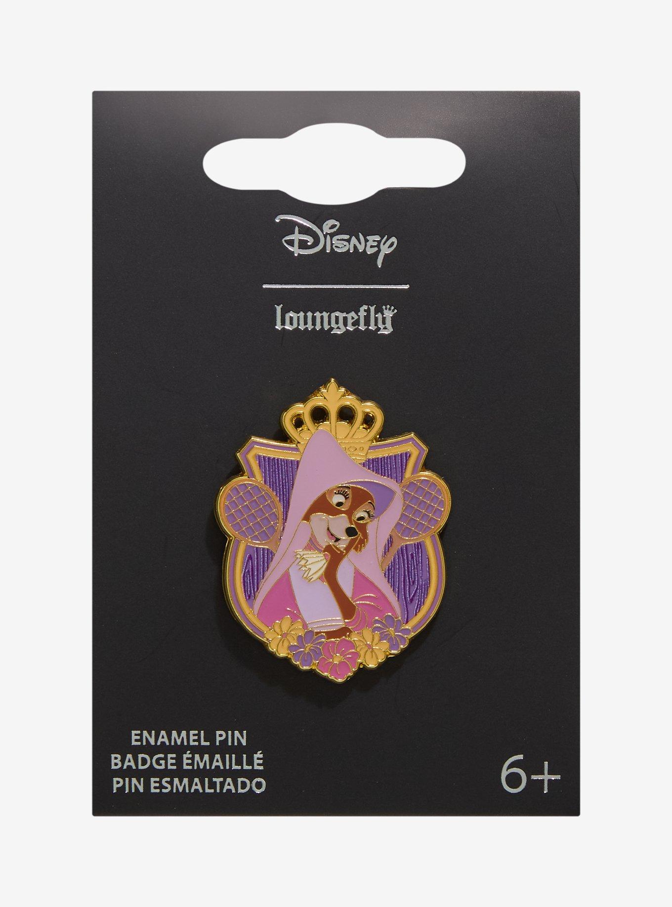 Loungefly Disney Robin Hood Maid Marian Portrait Enamel Pin &mdash; BoxLunch Exclusive, , alternate