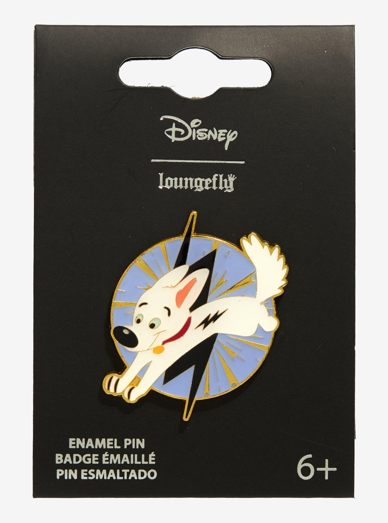 Loungefly Disney Bolt Lightning Action Enamel Pin &mdash; BoxLunch Exclusive, , hi-res