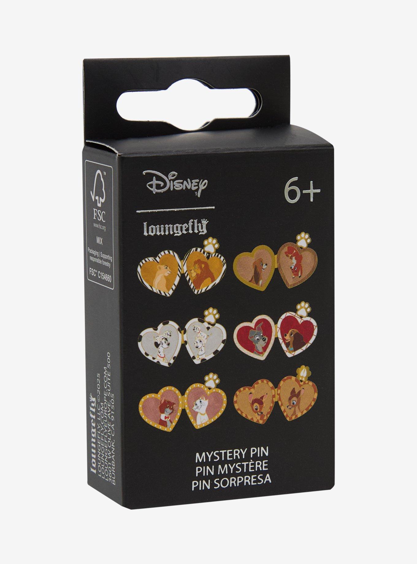 Loungefly Disney Animals Heart Locket Blind Box Enamel Pin - BoxLunch Exclusive, , hi-res