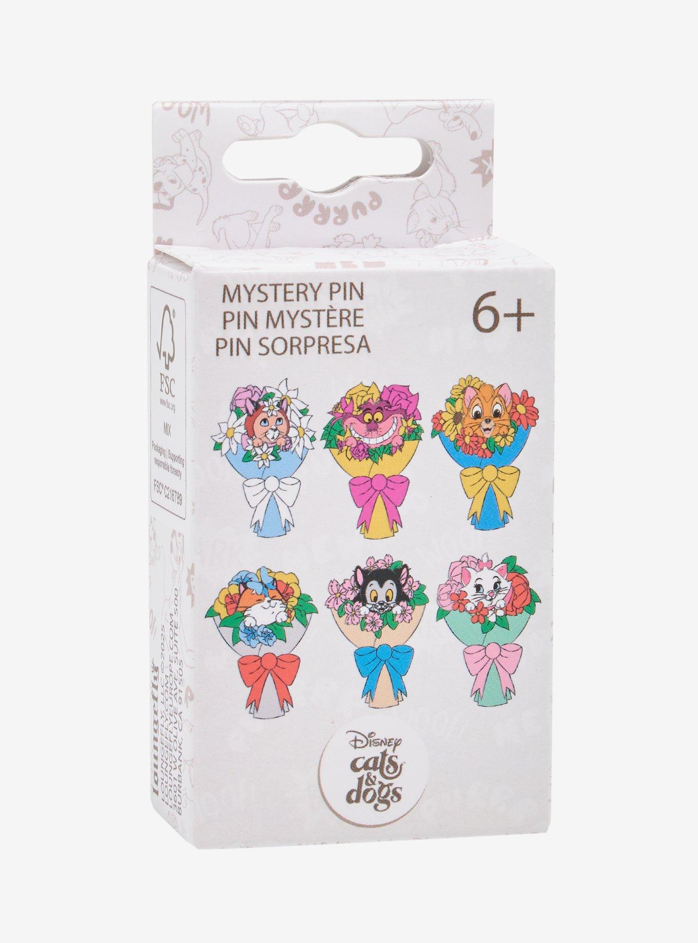 Loungefly Disney Cat Bouquets Blind Box Enamel Pin — BoxLunch Exclusive, , hi-res