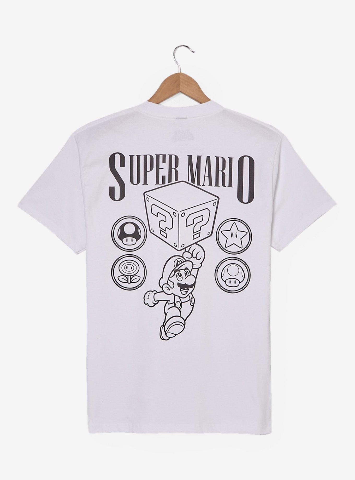 Nintendo Super Mario Power-Up Box Tonal T-Shirt - BoxLunch Exclusive