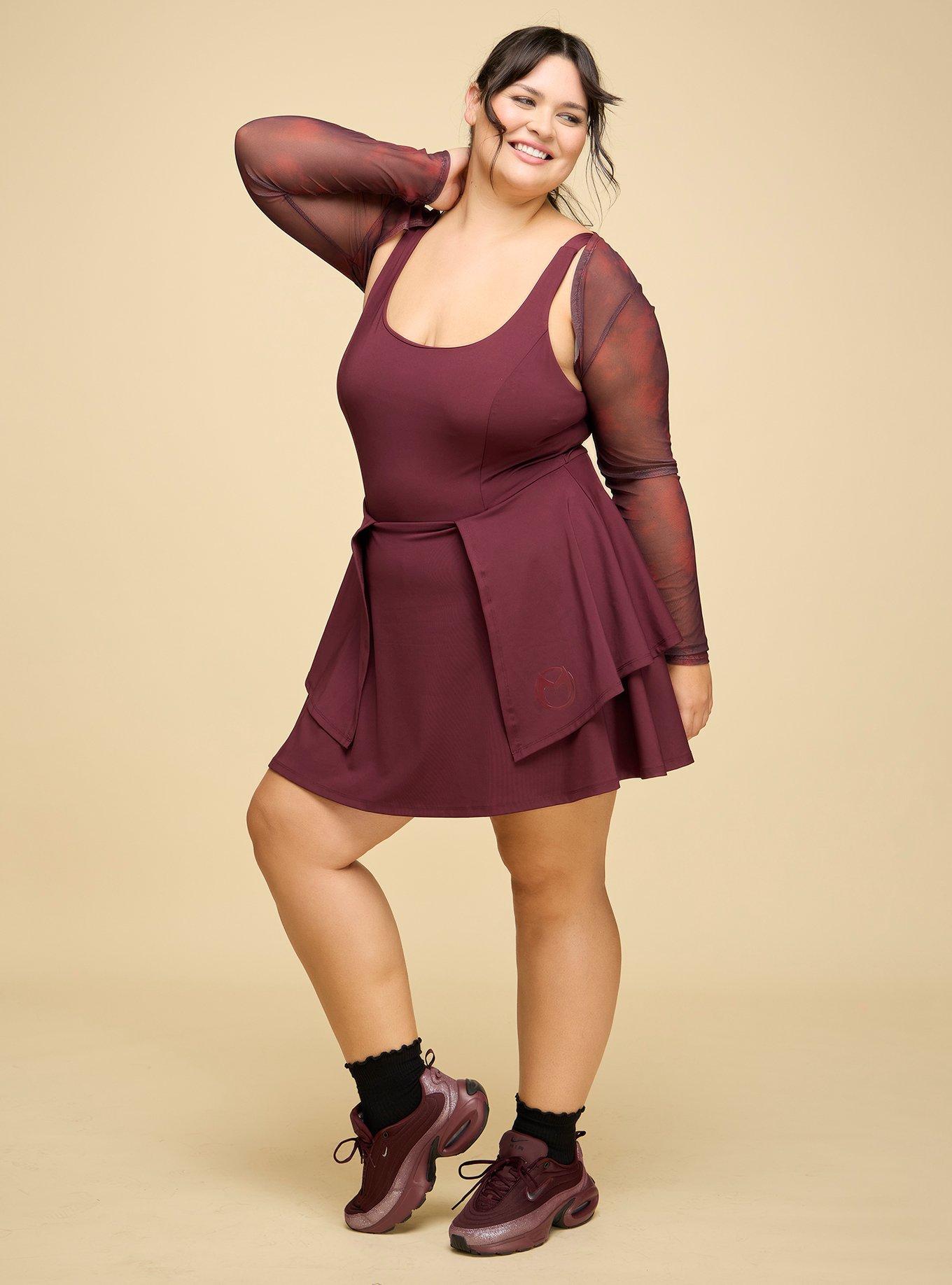 Her Universe Marvel Scarlet Witch Athletic Dress Plus Size Her Universe Exclusive, , hi-res