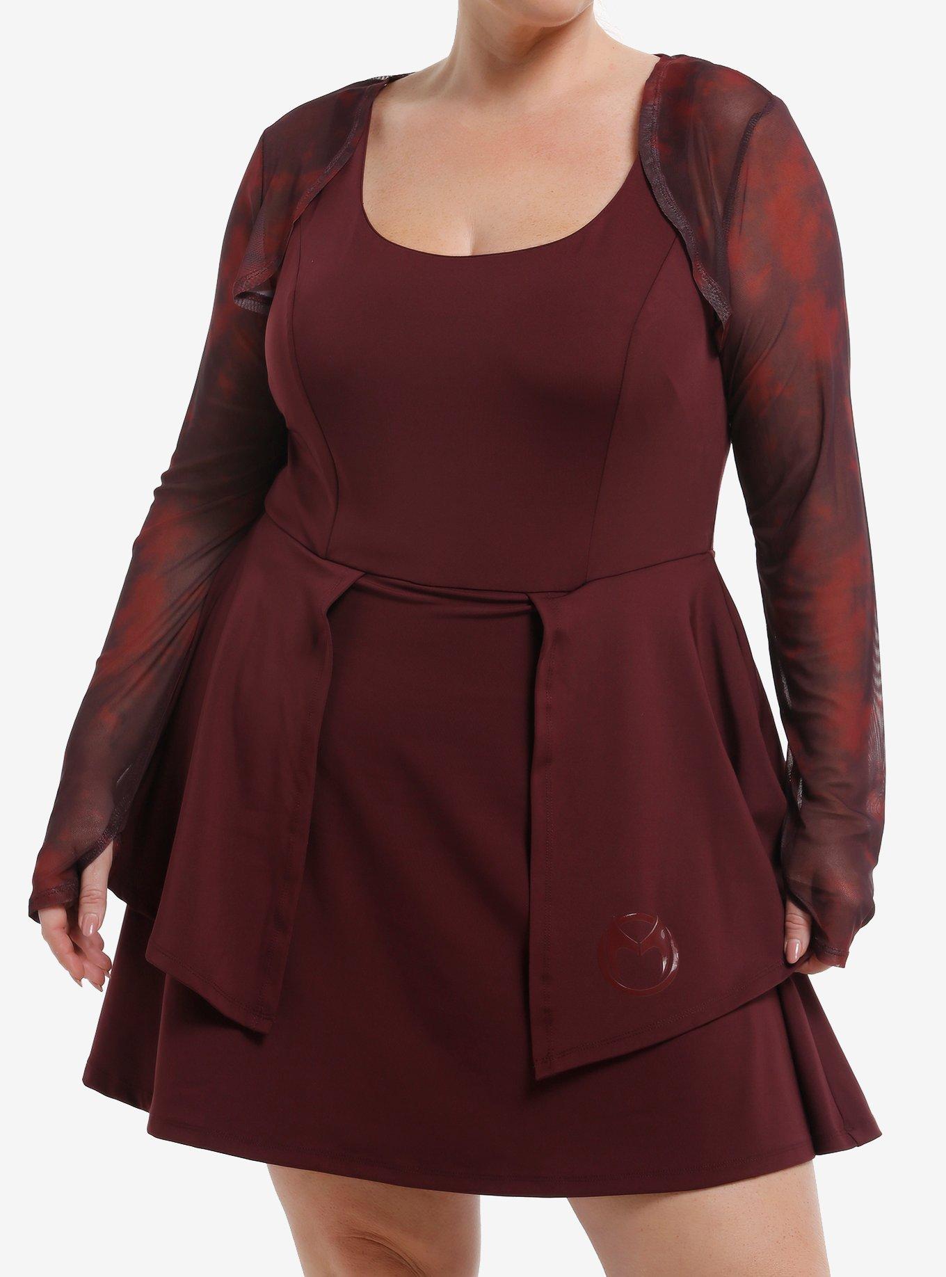 Her Universe Marvel Scarlet Witch Athletic Dress Plus Size Her Universe Exclusive, MULTI, alternate - view 3