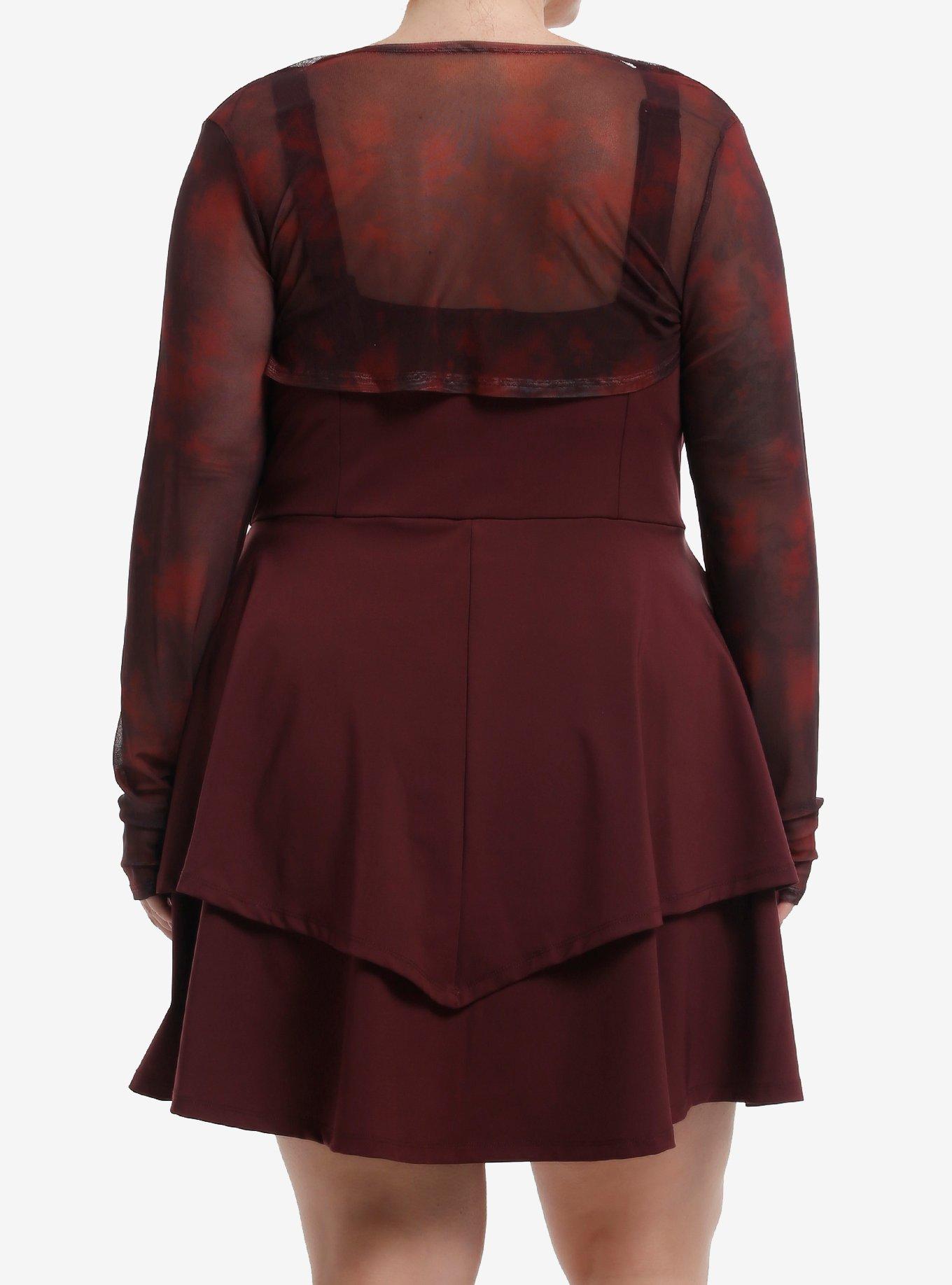 Her Universe Marvel Scarlet Witch Athletic Dress Plus Size Her Universe Exclusive, MULTI, alternate - view 5