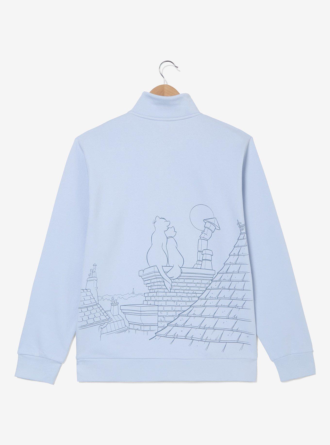 Disney The Aristocats Paris Quarter Zip Sweatshirt, , hi-res