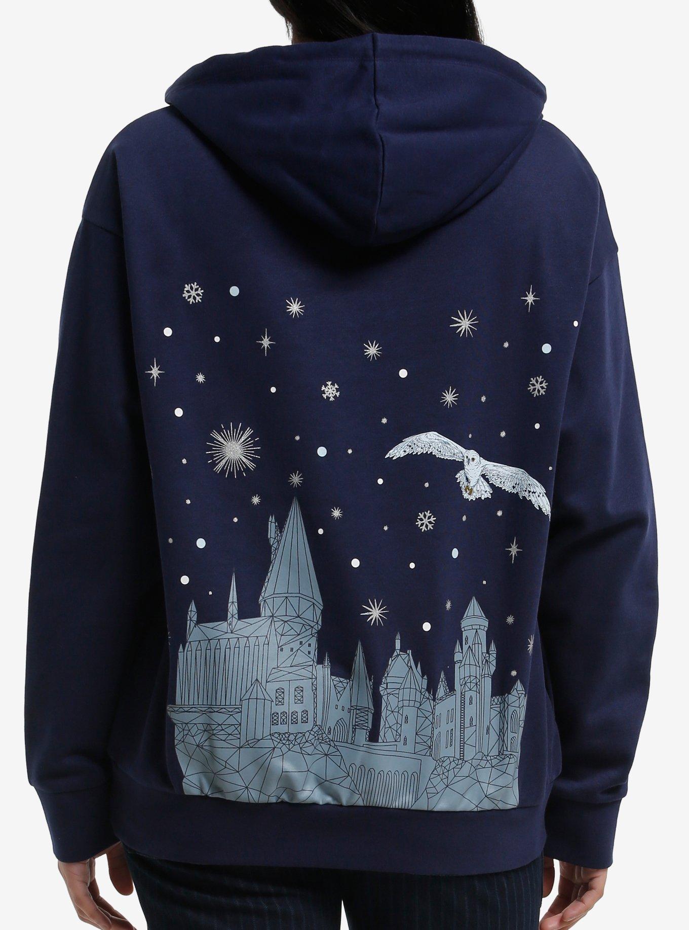 Her Universe Harry Potter Hogwarts Snowflake Hoodie Her Universe Exclusive, , hi-res