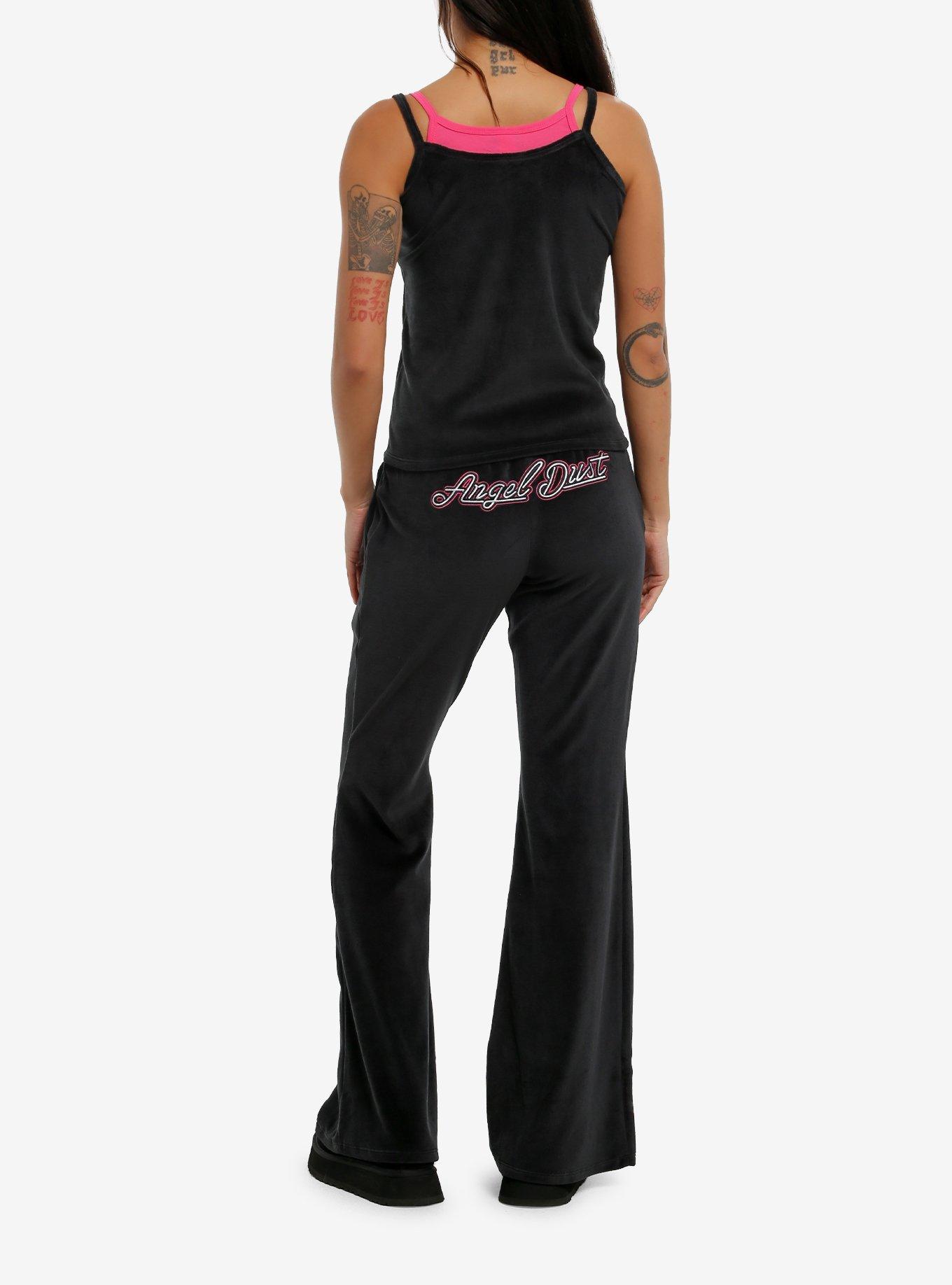 Hazbin Hotel Angel Dust Velour Lounge Set, , hi-res