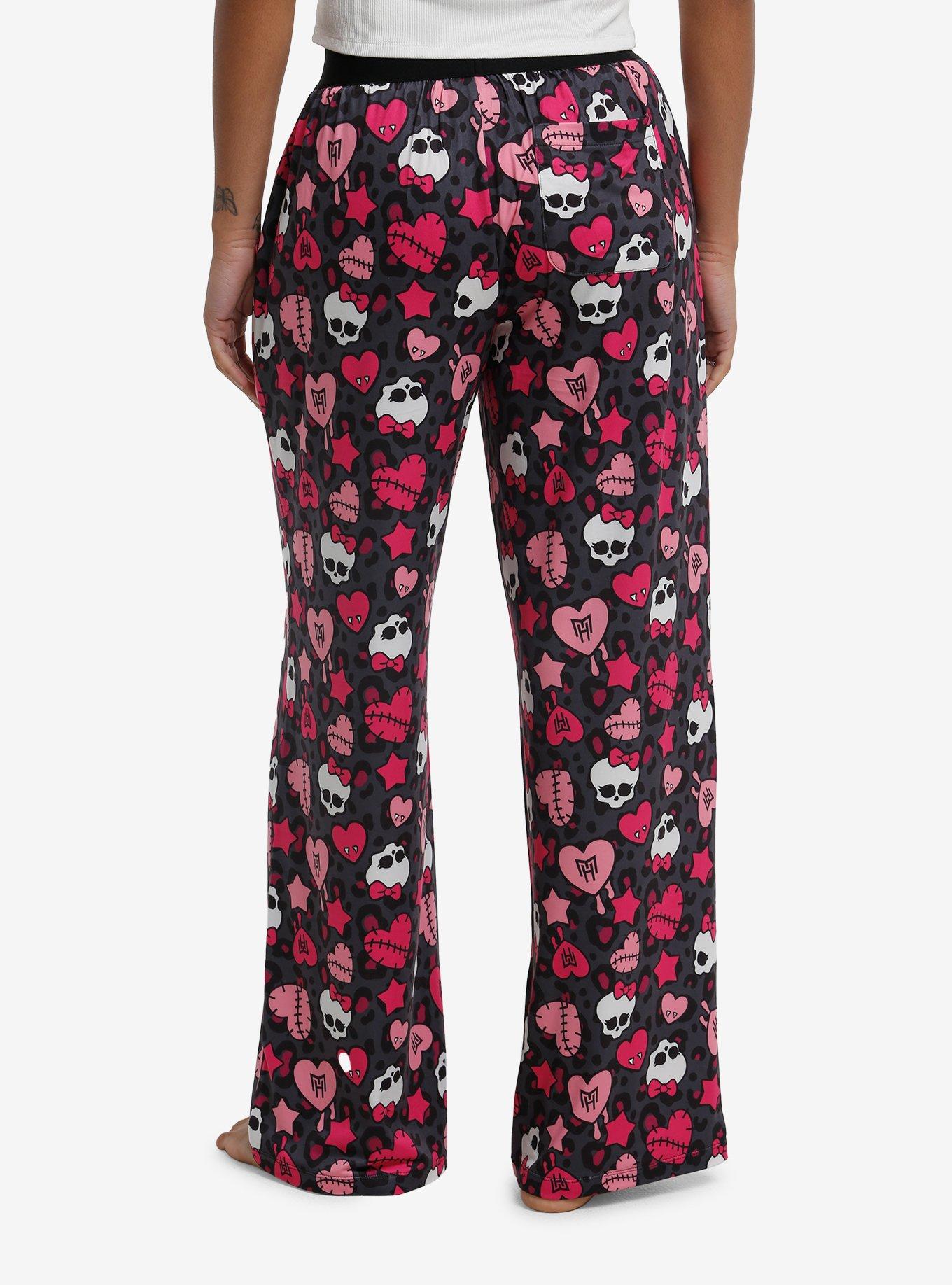 Monster High Skullette Heart Icon Pajama Pants, , hi-res