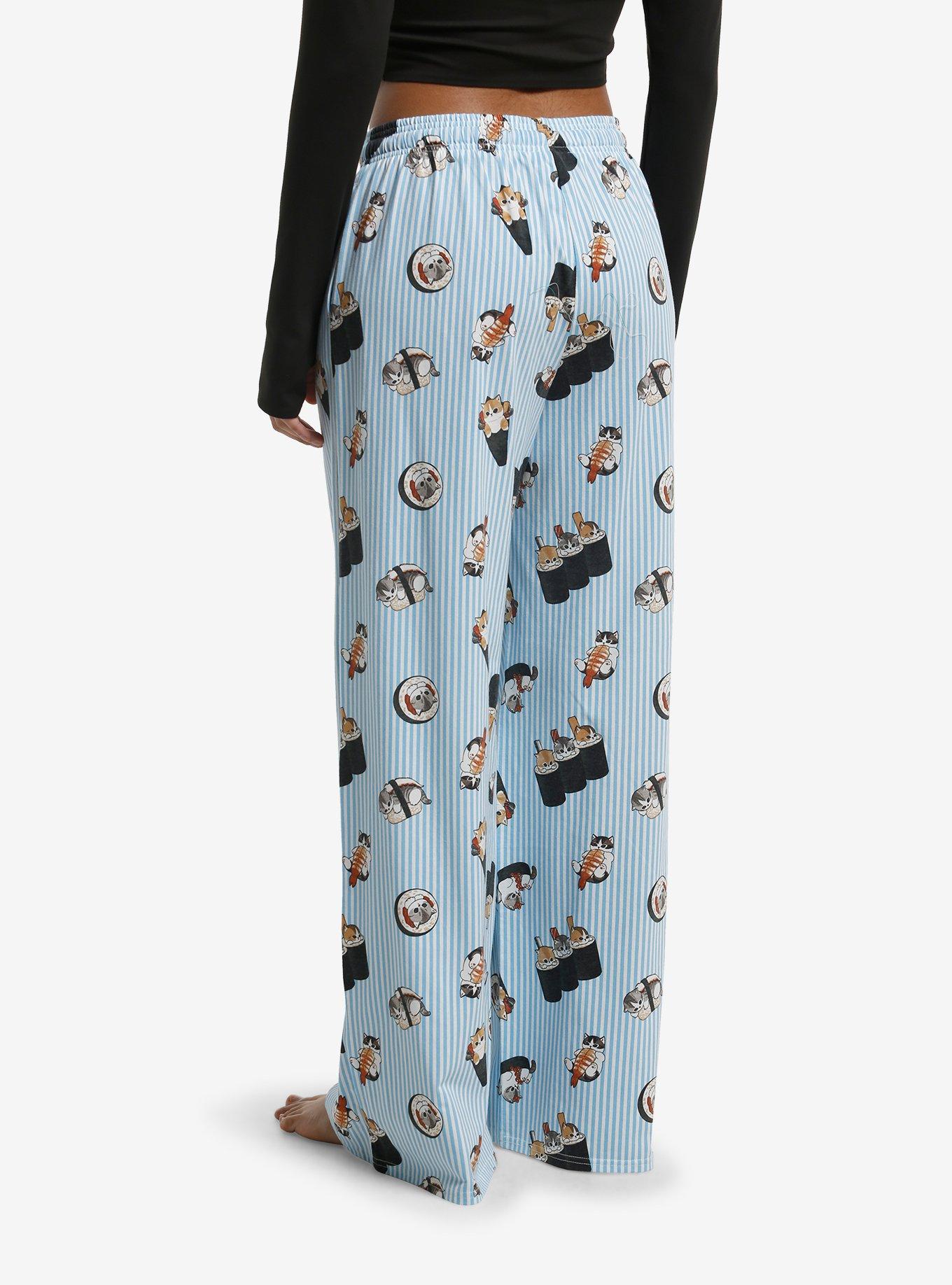 Mofusand Sushi Stripe Pajama Pants, , hi-res