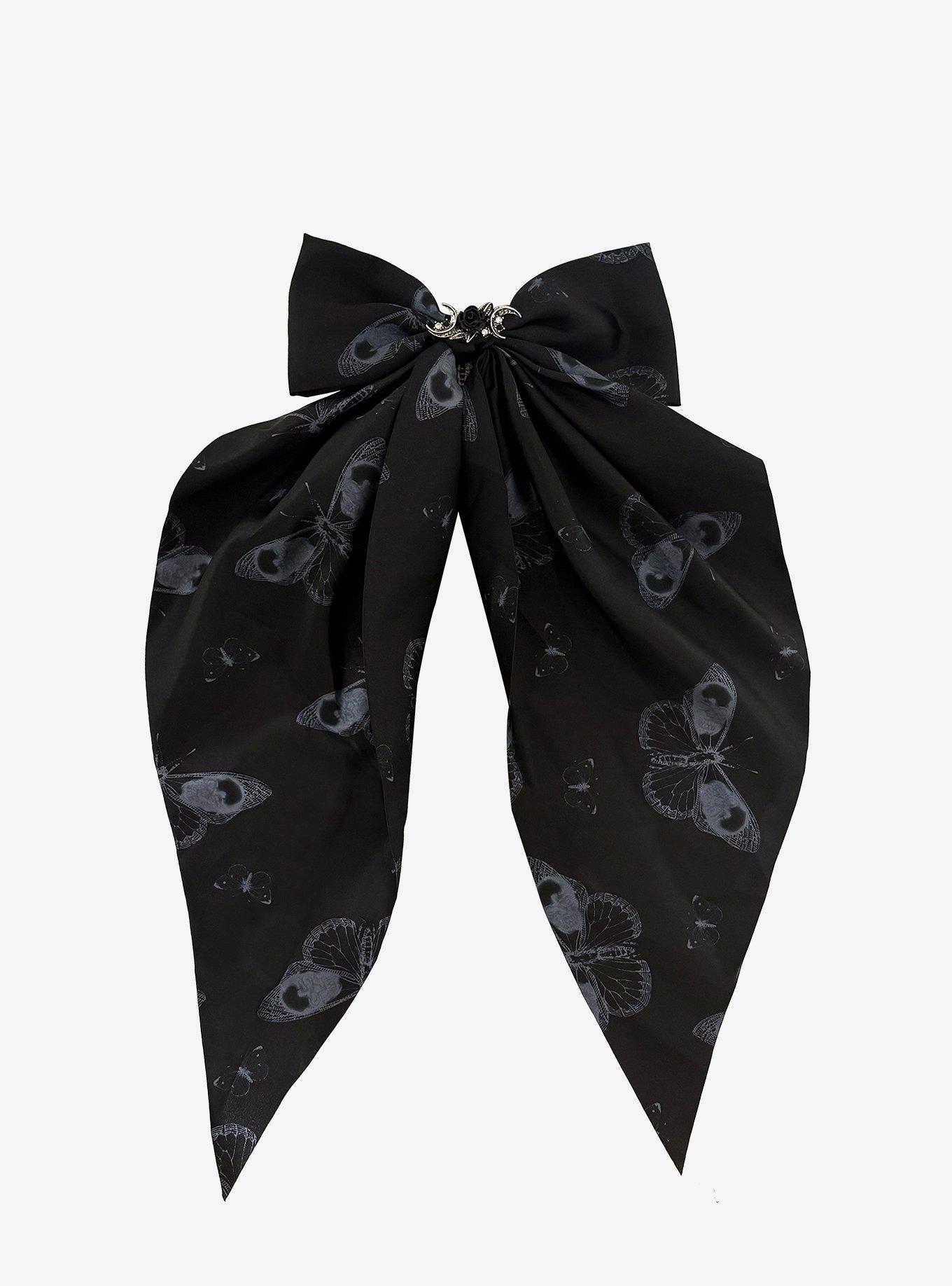 Cosmic Aura Lunar Moth Hair Bow, , hi-res