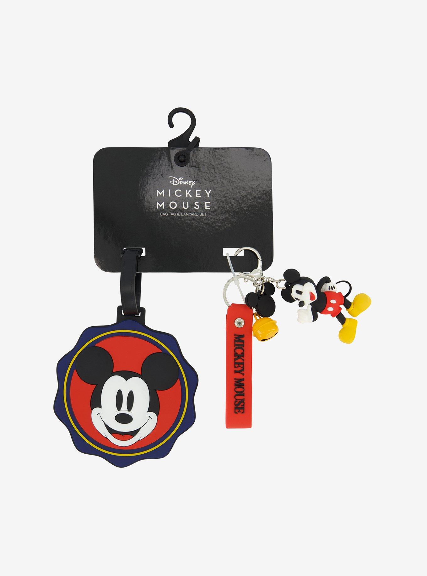 Disney Mickey Mouse Luggage Tag & Lanyard Set, , alternate