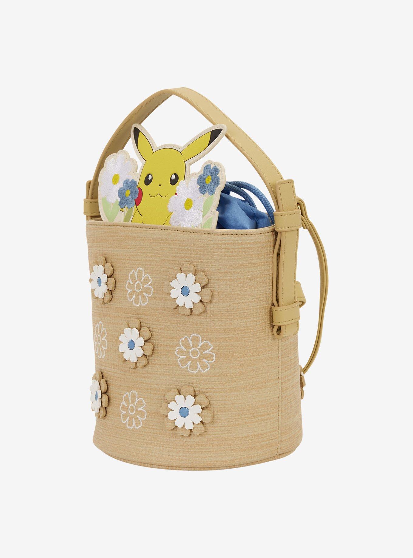 Loungefly Pok&eacute;mon Pikachu Flower Basket Crossbody Bag, , hi-res