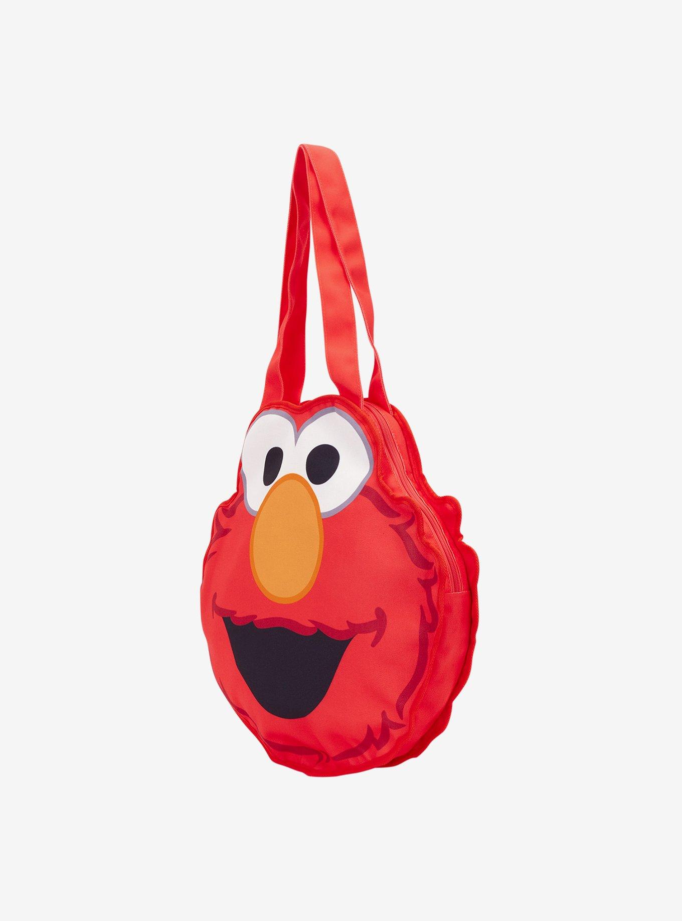 Loungefly Sesame Street Elmo Figural Large Canvas Tote Bag, , hi-res