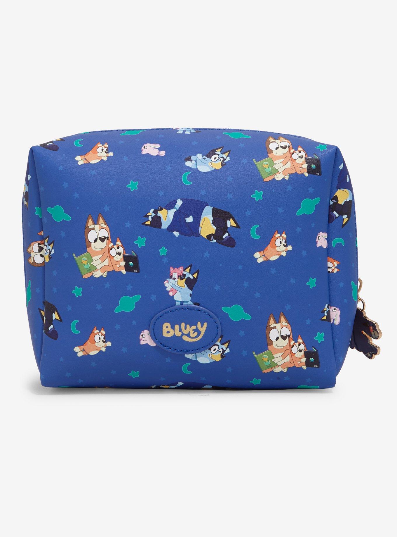 Bluey Sleepy Time Allover Print Cosmetic Bag &mdash; BoxLunch Exclusive, , alternate