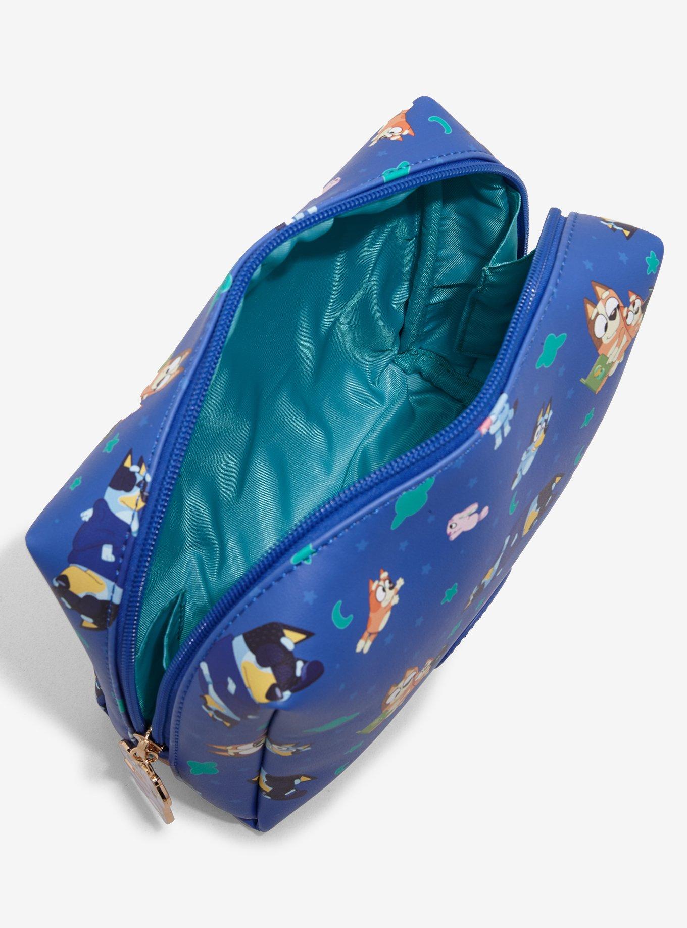 Bluey Sleepy Time Allover Print Cosmetic Bag &mdash; BoxLunch Exclusive, , alternate