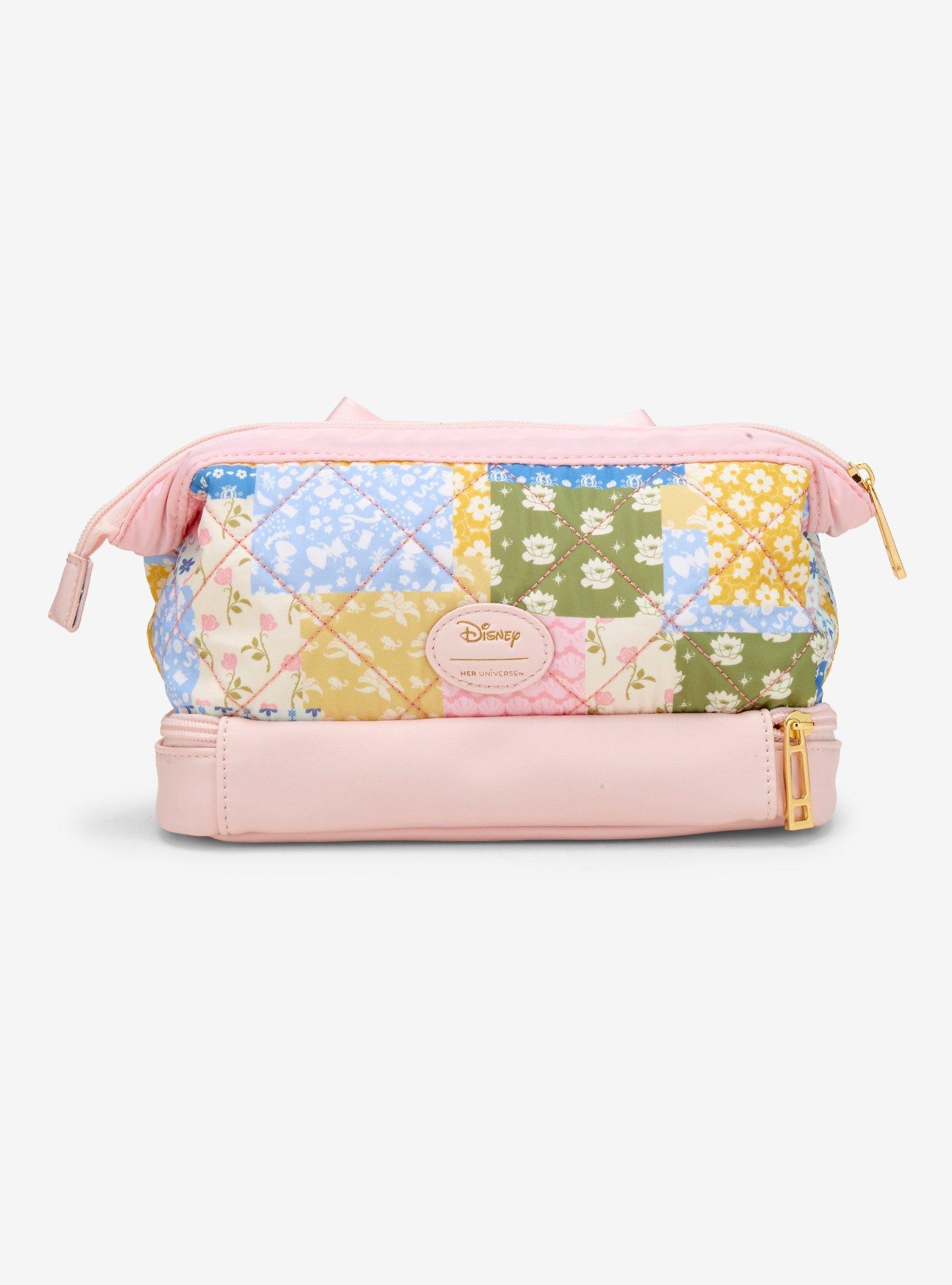 Disney Princess Icons Patchwork Quilted Cosmetic Bag - BoxLunch Exclusive