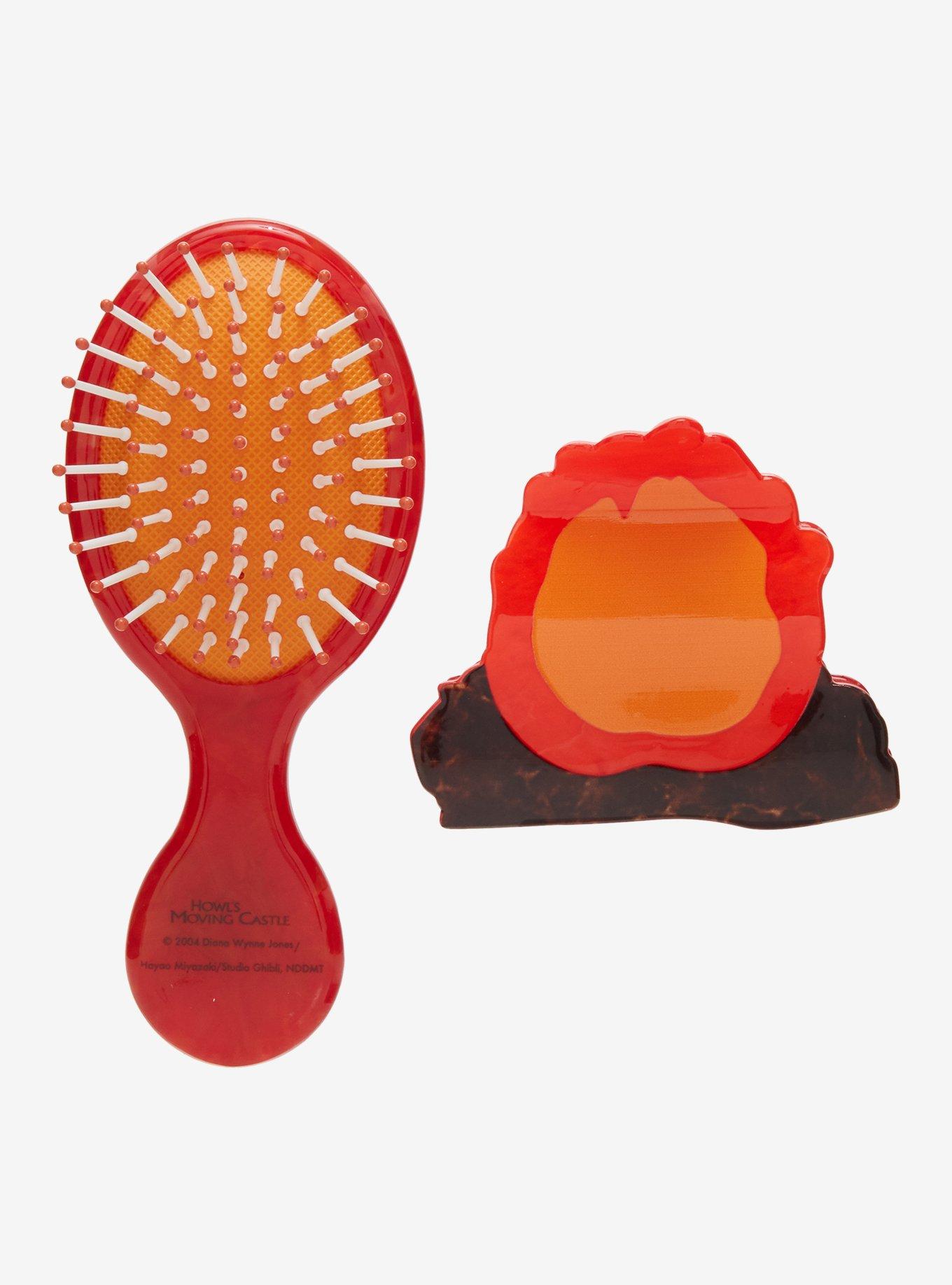 Studio Ghibli&reg; Howl's Moving Castle Calcifer Mini Brush & Claw Clip Set - BoxLunch Exclusive, , hi-res