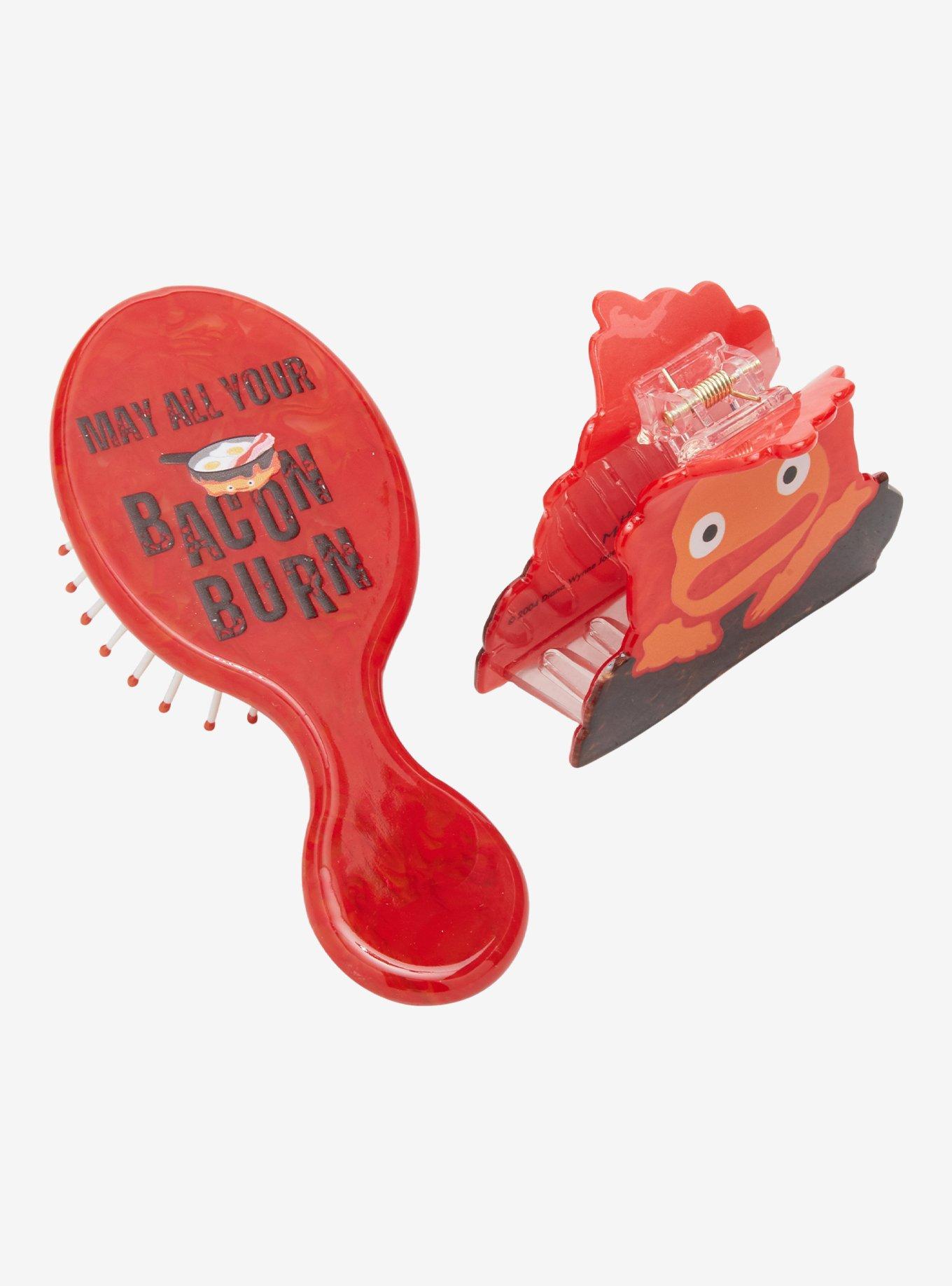 Studio Ghibli&reg; Howl's Moving Castle Calcifer Mini Brush & Claw Clip Set - BoxLunch Exclusive, , alternate
