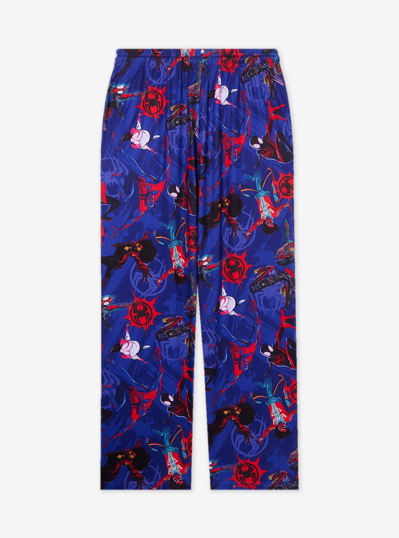 Marvel Spider-Man: Across the Spider-Verse Characters Allover Print Sleep Pants - BoxLunch Exclusive, , hi-res