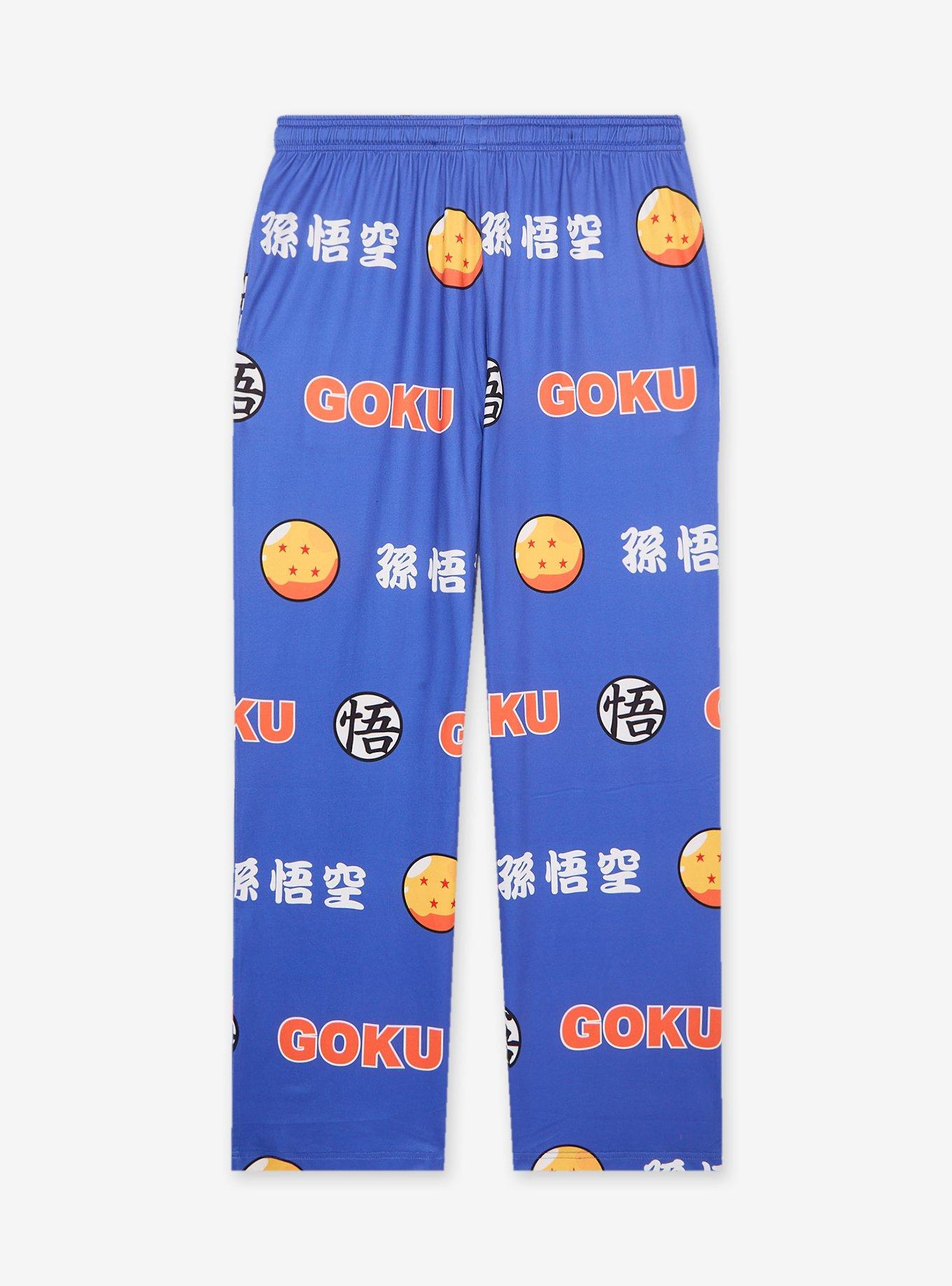 Dragon Ball Z Goku Icons Allover Print Sleep Pants - BoxLunch Exclusive, , hi-res