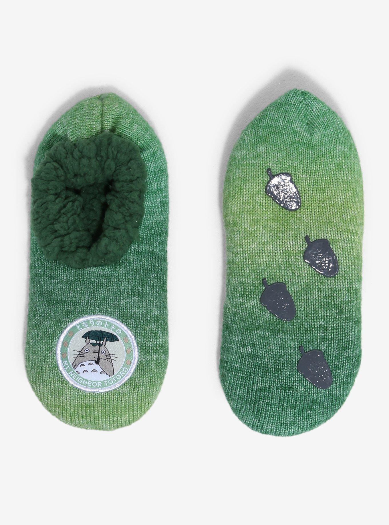 Studio Ghibli® My Neighbor Totoro Umbrella Slipper Socks — BoxLunch Exclusive, , hi-res