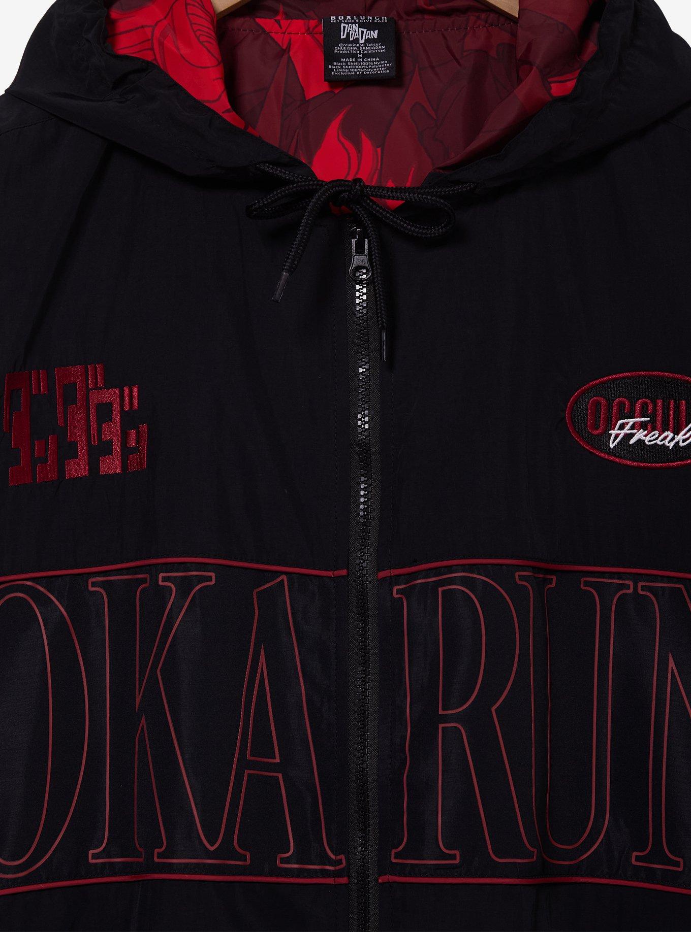 Dadadan Okarun Black & Red Windbreaker — BoxLunch Exclusive