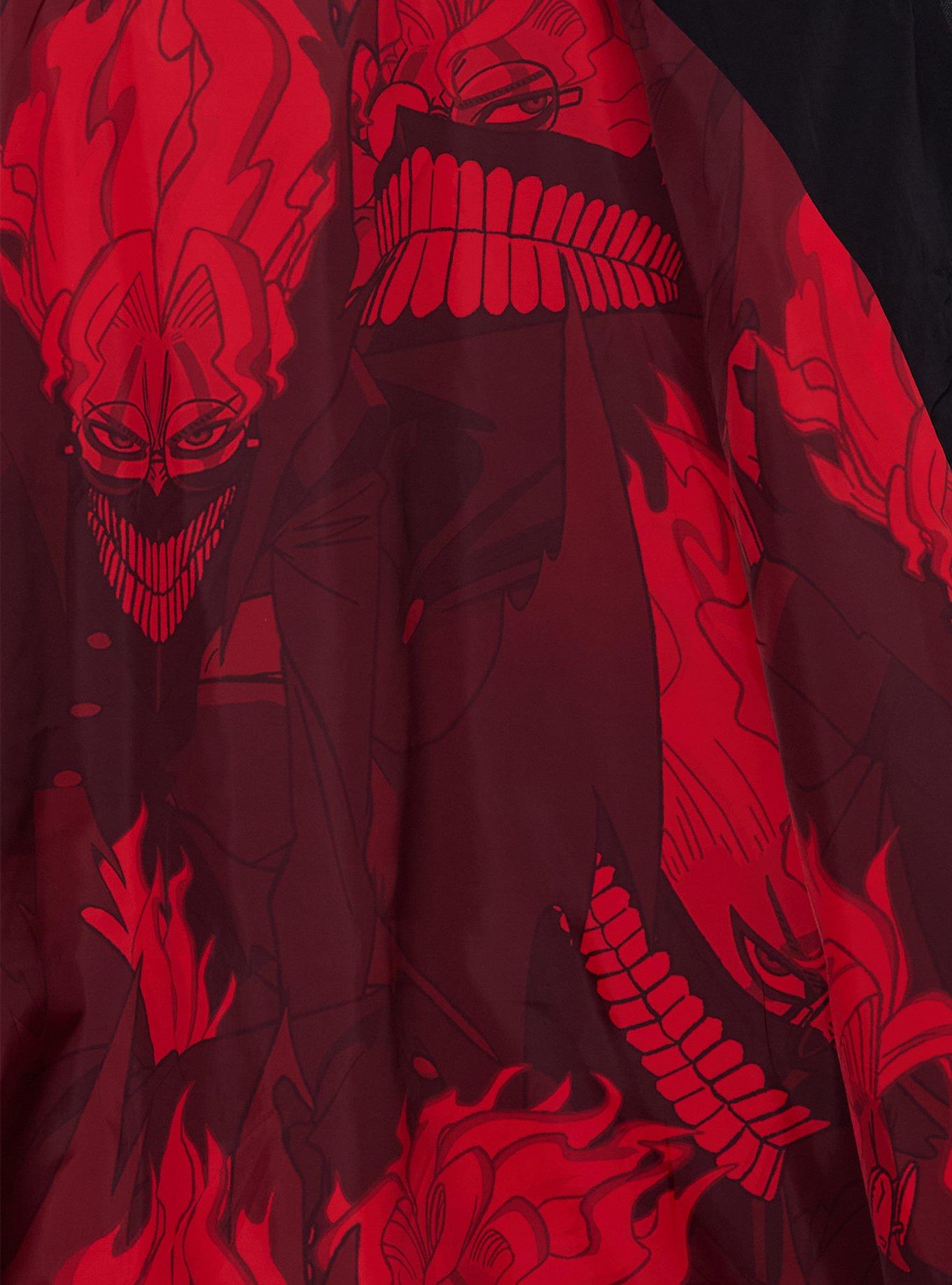 Dadadan Okarun Black & Red Windbreaker — BoxLunch Exclusive, MULTI, alternate