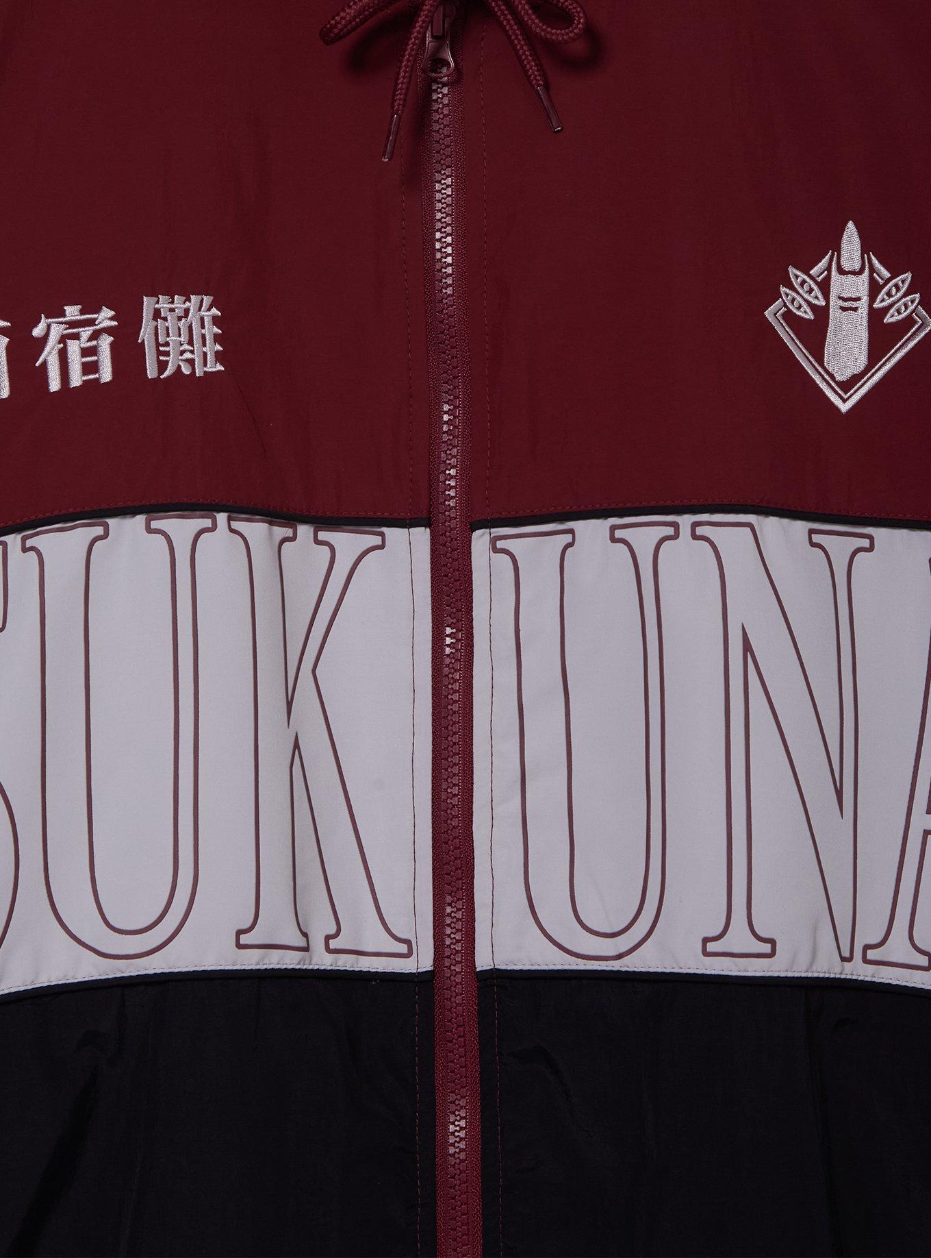 Jujutsu Kaisen Sukuna Color Block Windbreaker — BoxLunch Exclusive, MULTI, alternate
