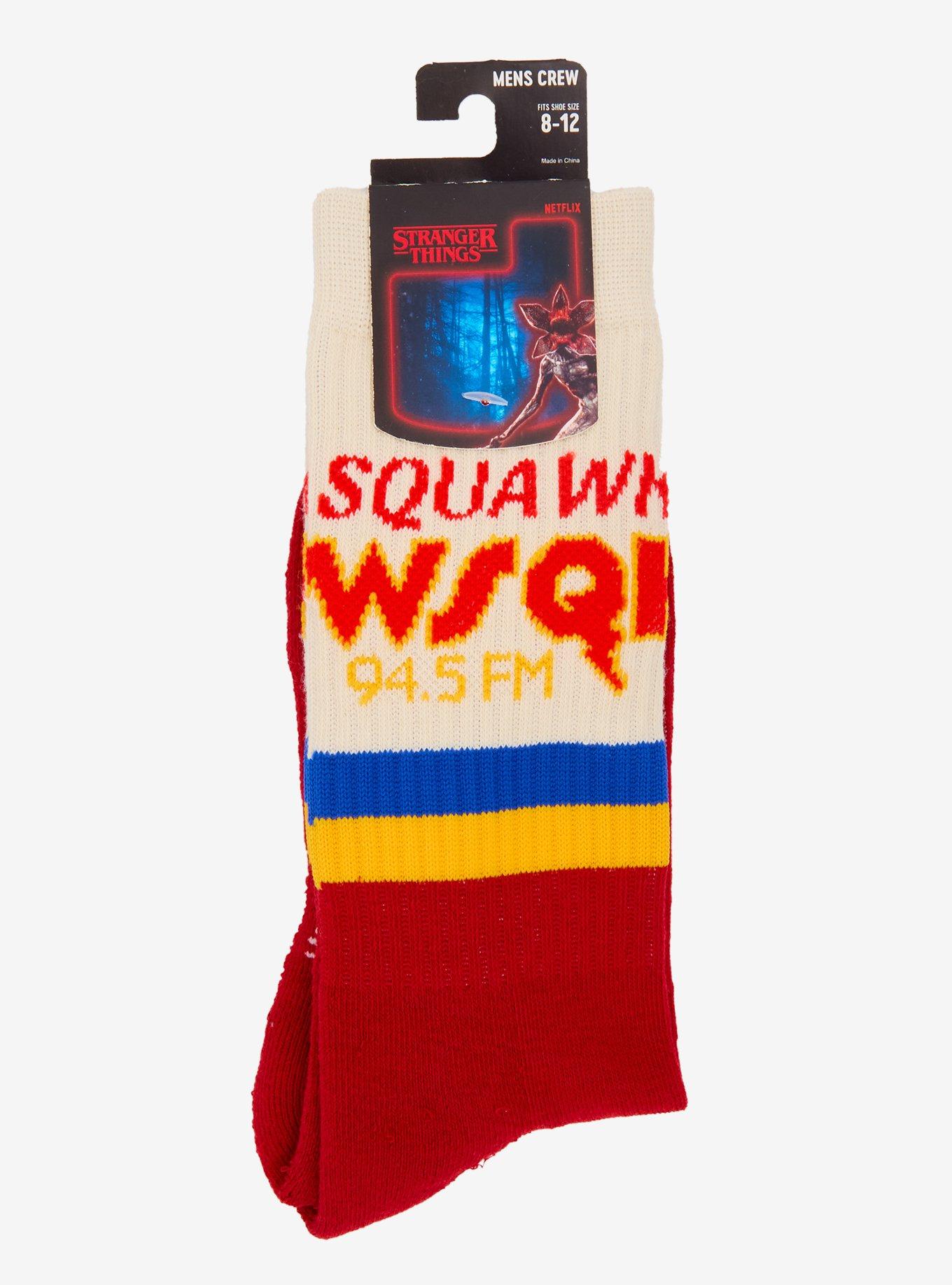 Stranger Things The Squawk Crew Socks — BoxLunch Exclusive, , alternate