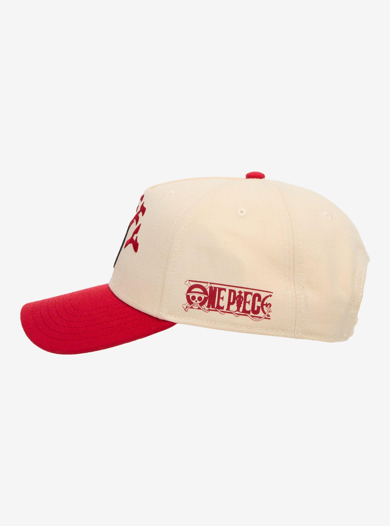 One Piece Luffy Two-Toned Ball Cap — BoxLunch Exclusive, , hi-res