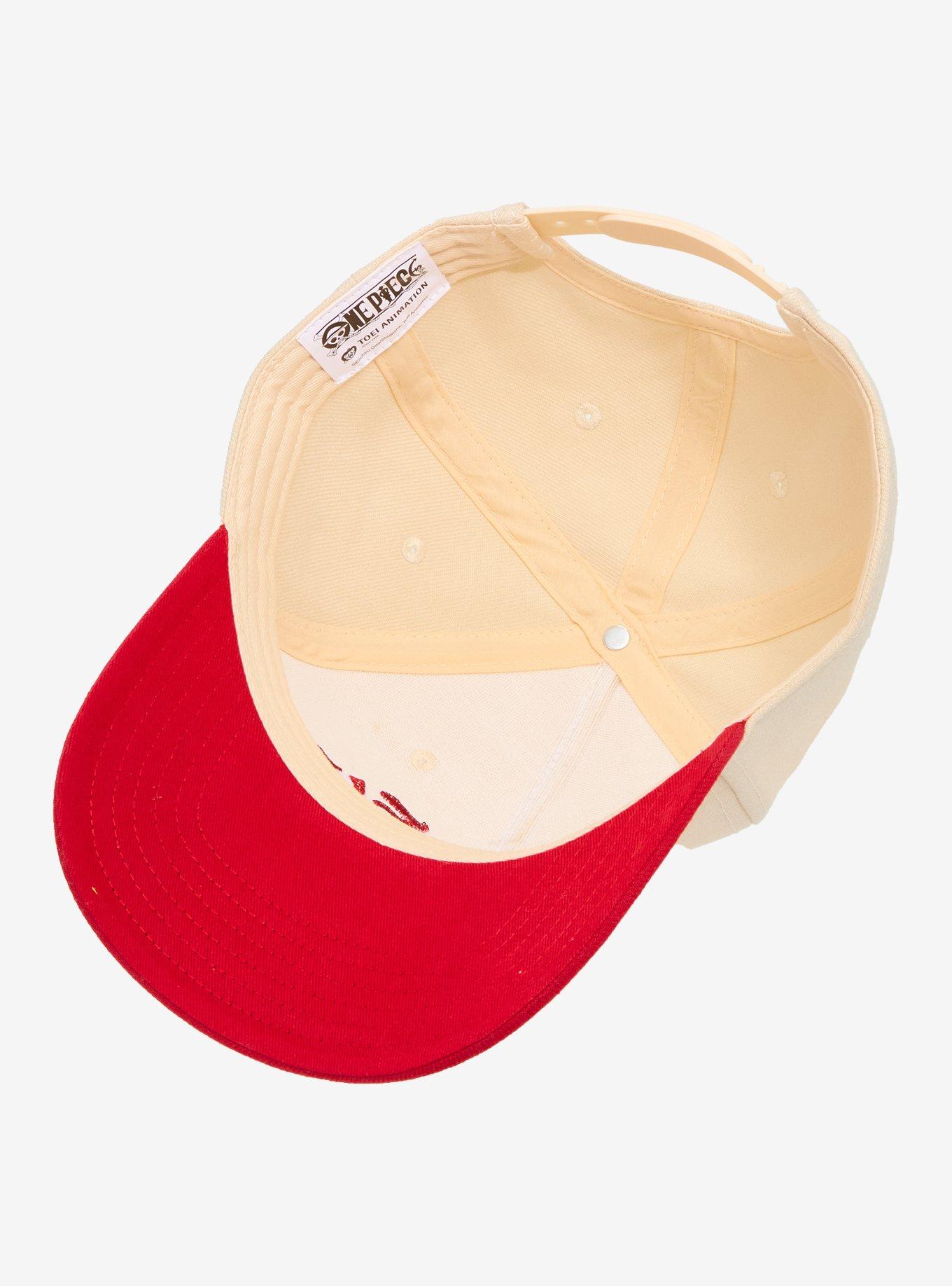 One Piece Luffy Two-Toned Ball Cap &mdash; BoxLunch Exclusive, , alternate