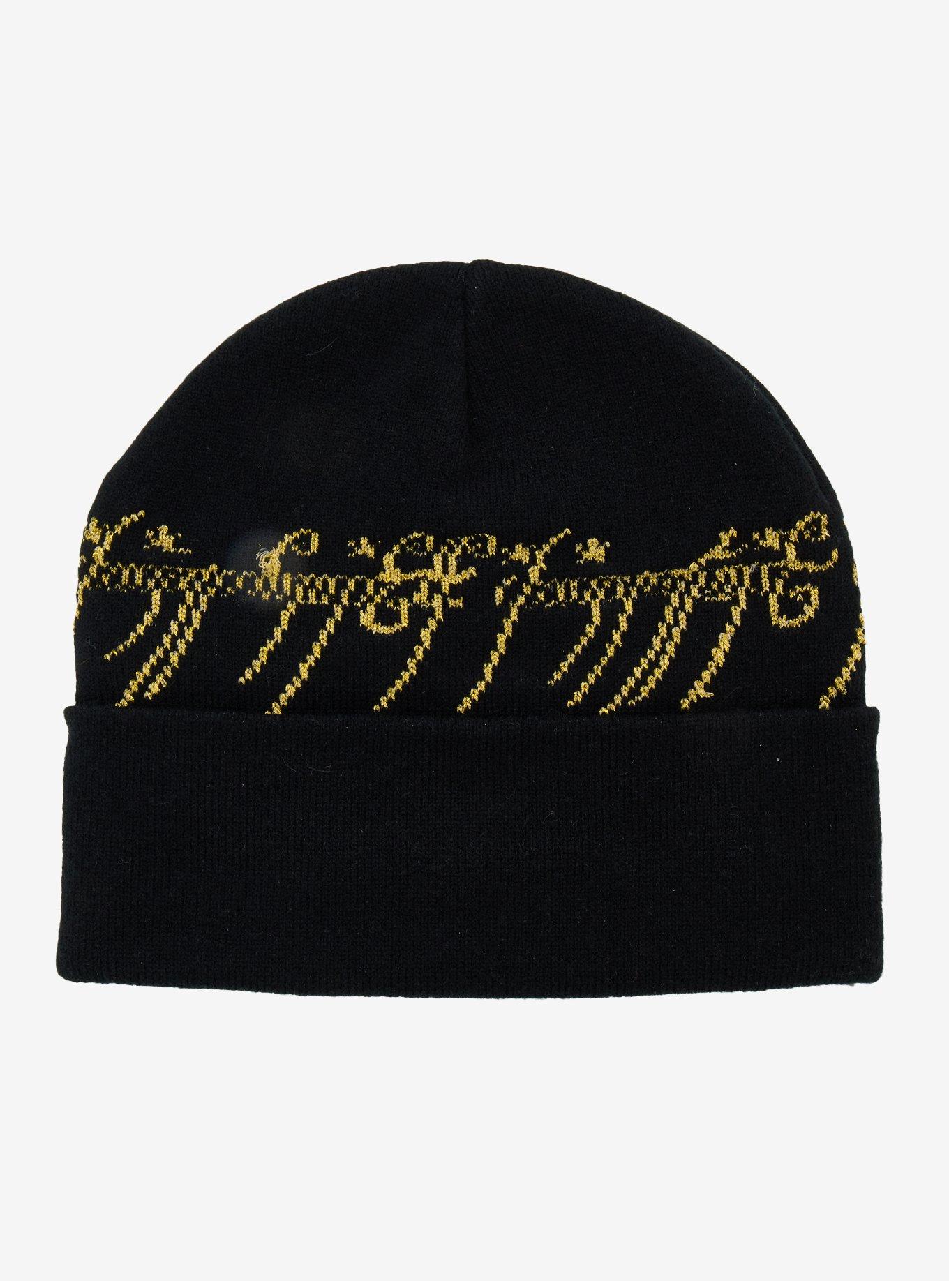 The Lord of the Rings One Ring Script Beanie — BoxLunch Exclusive