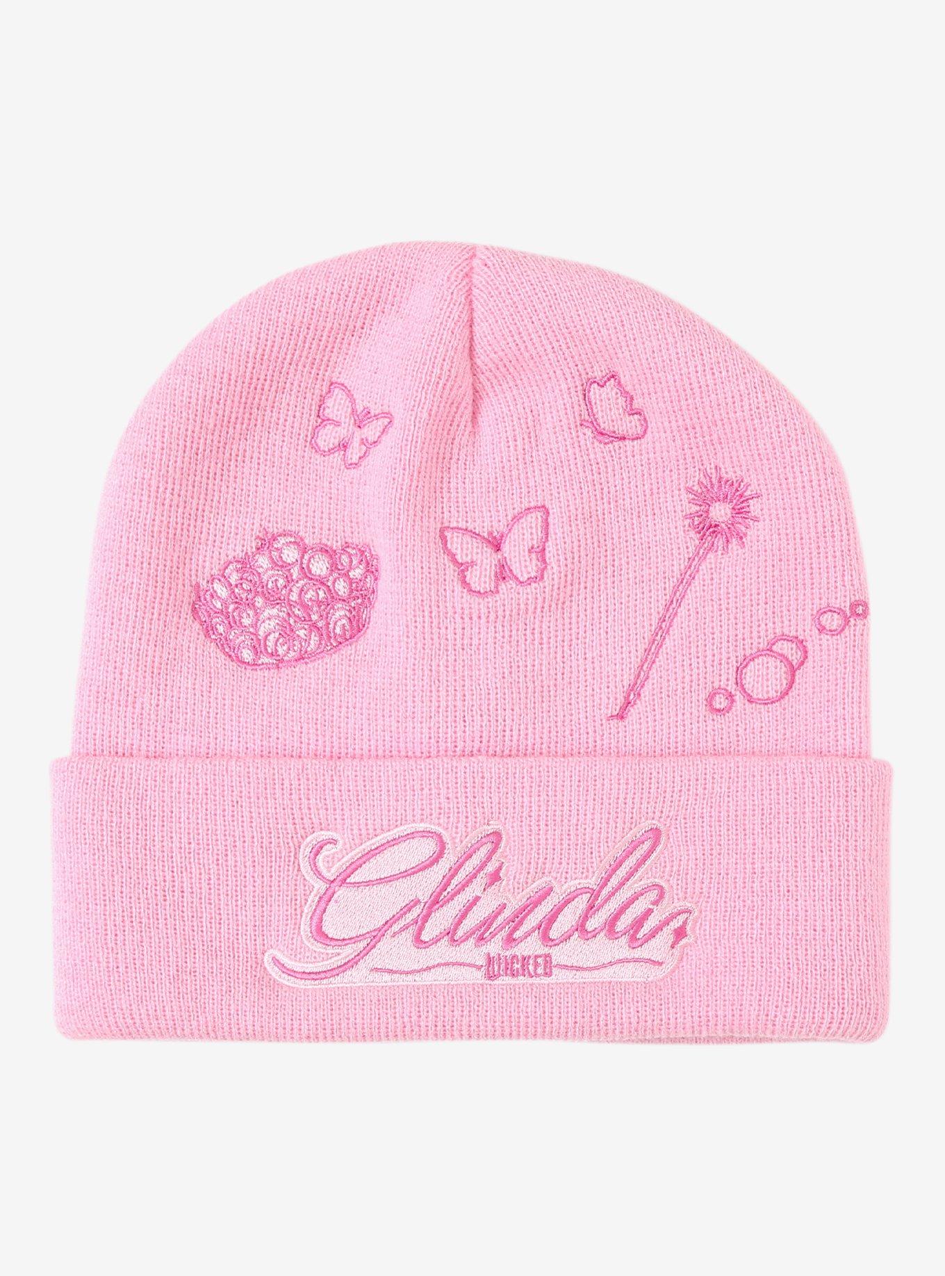 Wicked Glinda Icons Embroidered Beanie — BoxLunch Exclusive, , hi-res