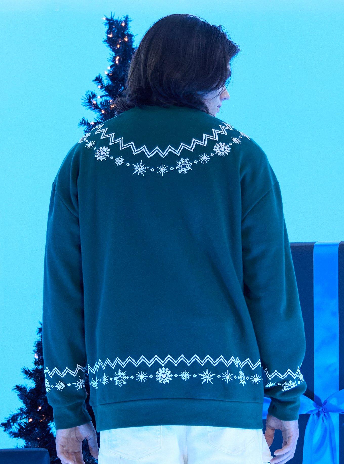 Our Universe Disney Holiday Mickey Mouse Snowflake Sweatshirt, MULTI, alternate - view 3