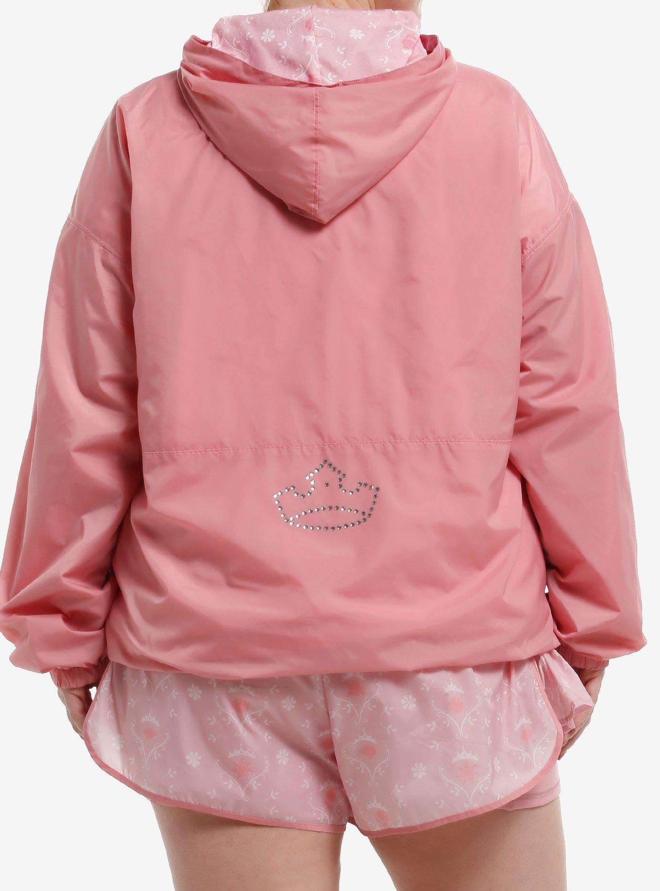 Her Universe Disney Princess Windbreaker Jacket Plus Size Her Universe Exclusive, PINK, alternate