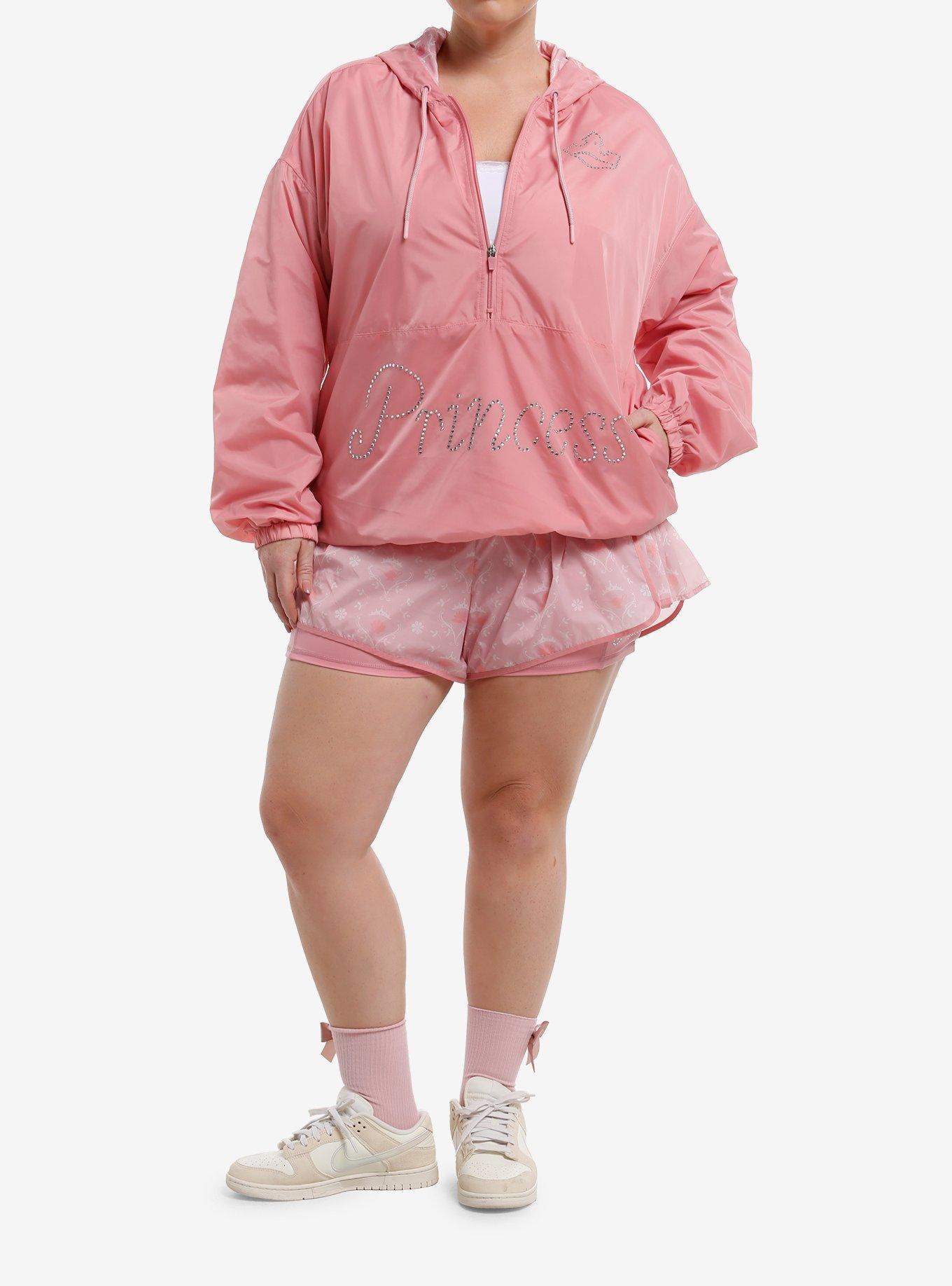 Her Universe Disney Princess Windbreaker Jacket Plus Size Her Universe Exclusive, PINK, alternate