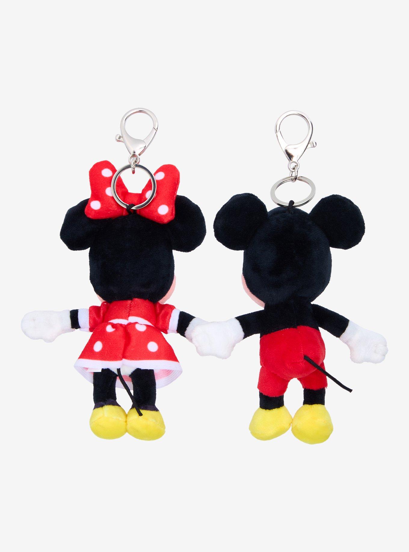 Disney Mickey & Minnie Plush Keychain Set, , alternate