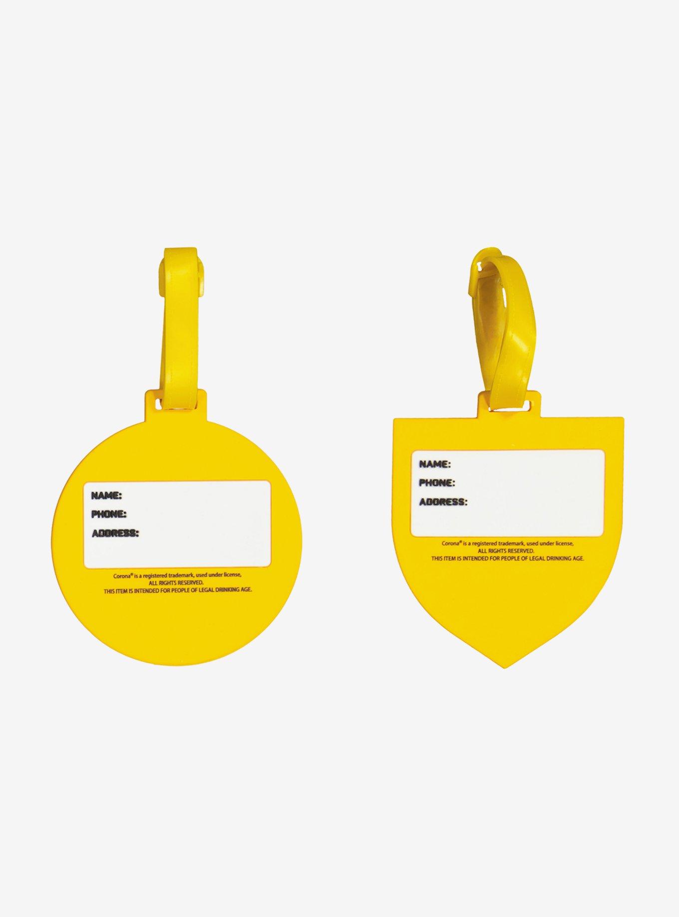 Corona Logo Badge 2-Piece Luggage Tag Set, , hi-res