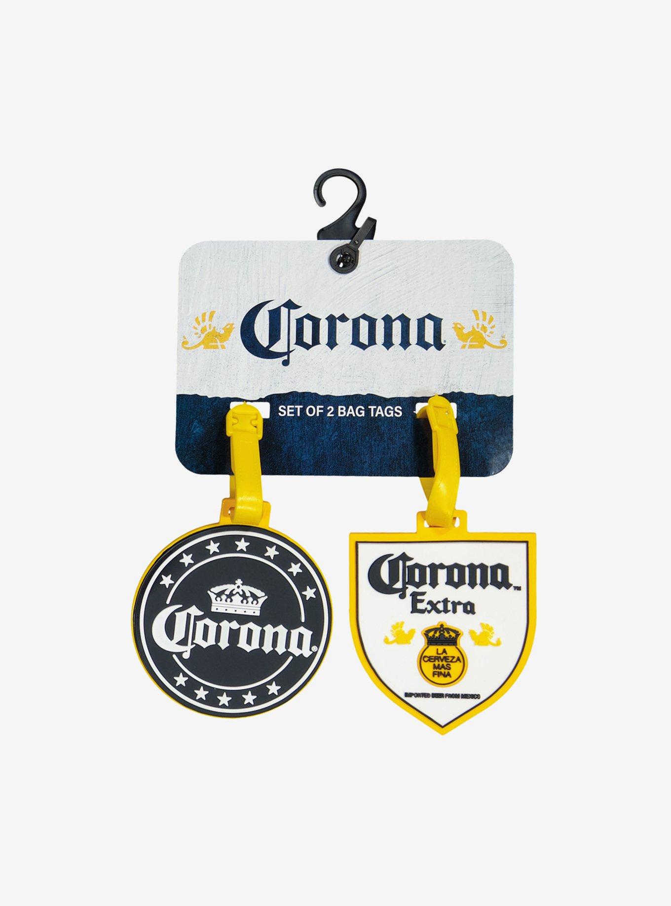 Corona Logo Badge 2-Piece Luggage Tag Set, , alternate