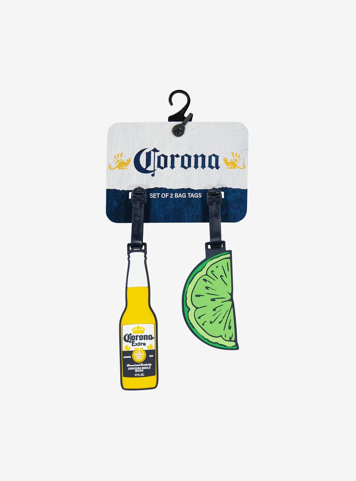 Corona Bottle & Lime 2-Piece Luggage Tag Set, , alternate