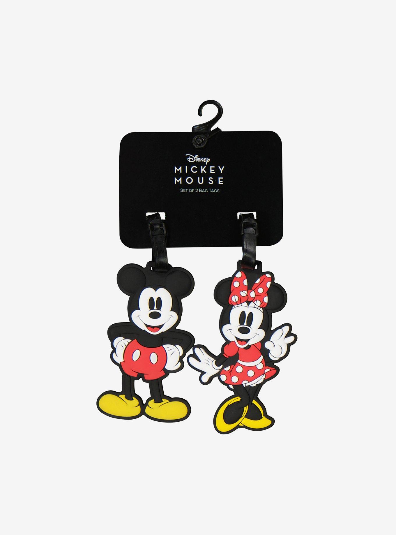 Disney Mickey & Minnie Mouse Classic 2-Piece Luggage Tag Set, , alternate