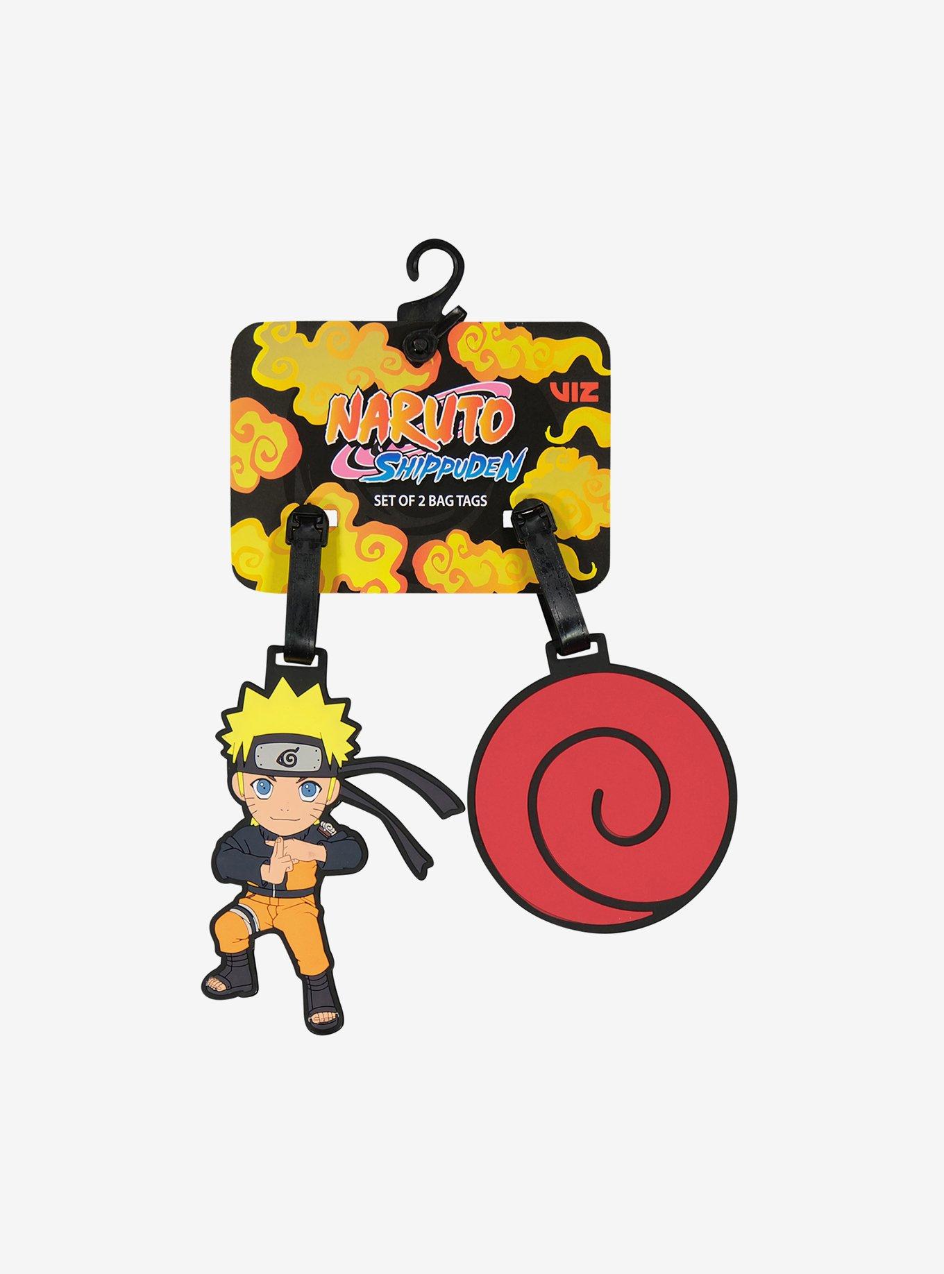 Naruto Uzumaki & Hidden Leaf Cloud 2-Piece Luggage Tag Set, , alternate