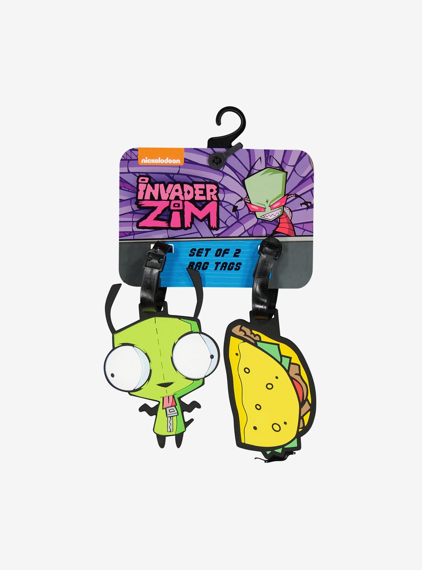 Invader Zim GIR & Taco 2-Piece Luggage Tag Set, , alternate