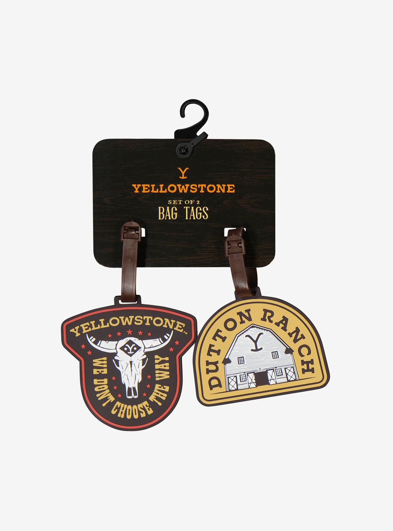 Yellowstone Dutton Ranch 2-Piece Luggage Tags, , alternate