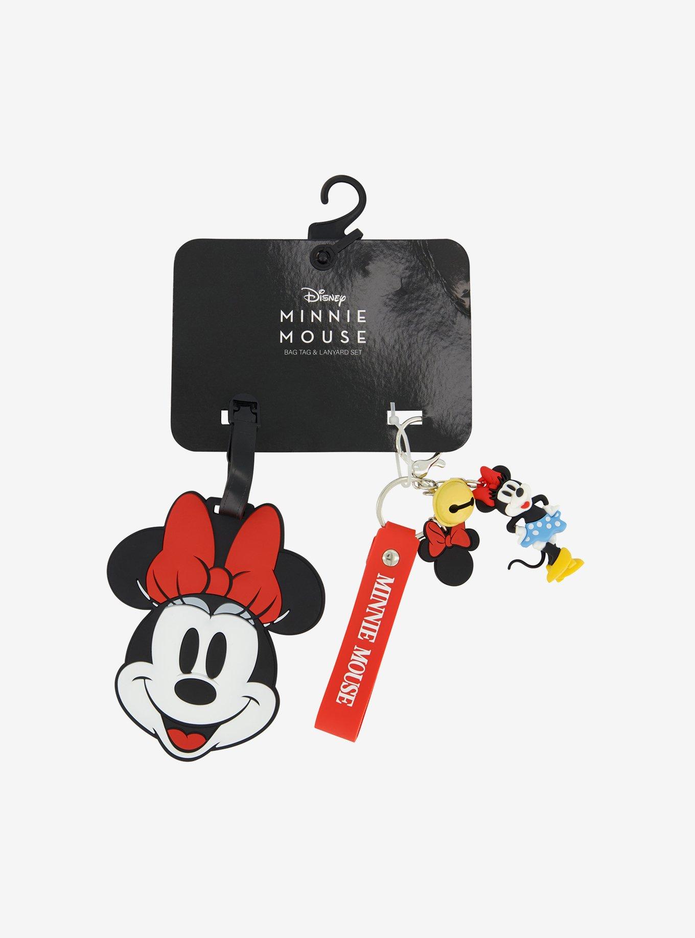 Disney Minnie Mouse Luggage Tag & Lanyard Set, , alternate