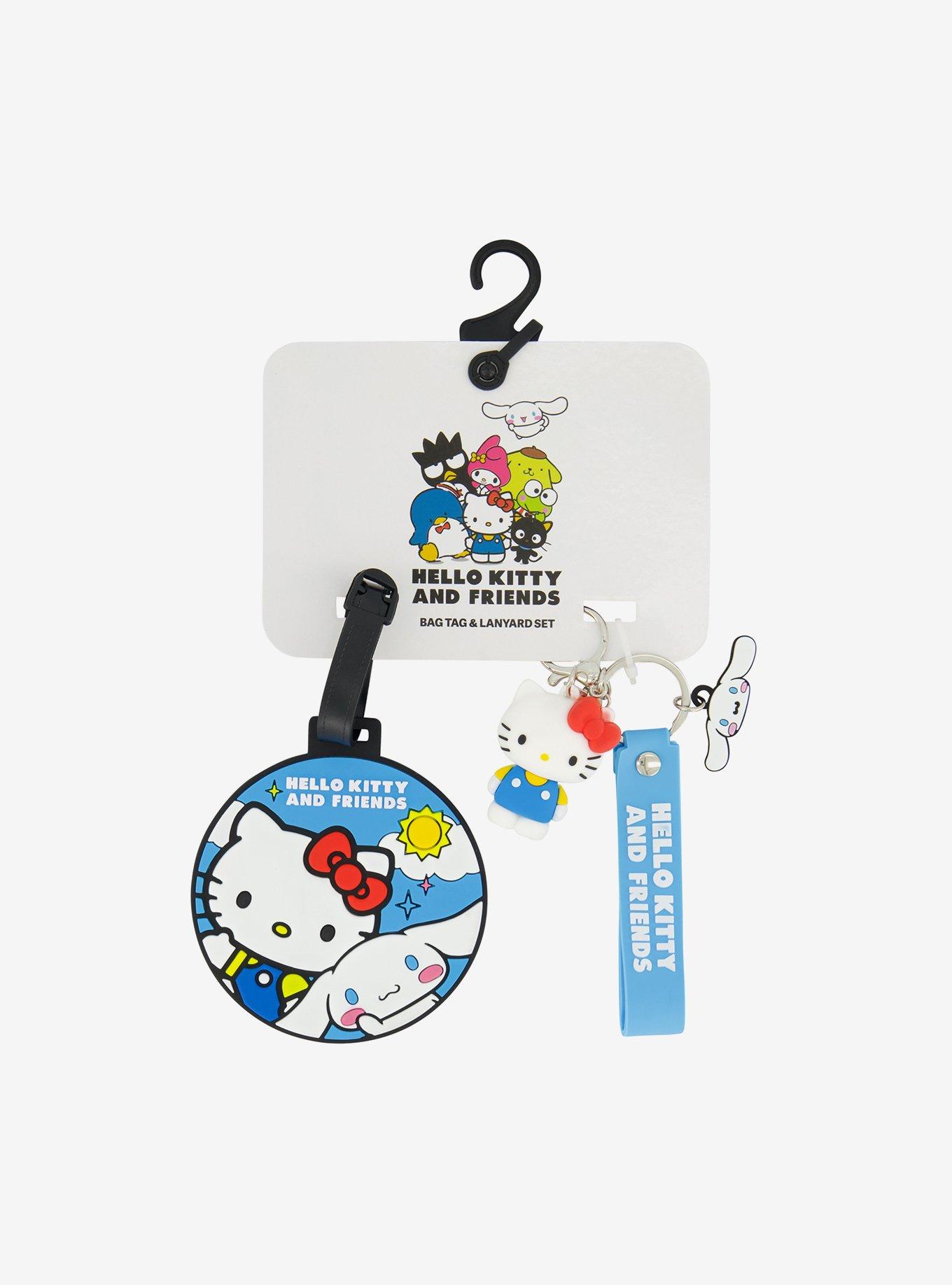 Sanrio Hello Kitty & Cinnamoroll Luggage Tag & Lanyard Set, , alternate