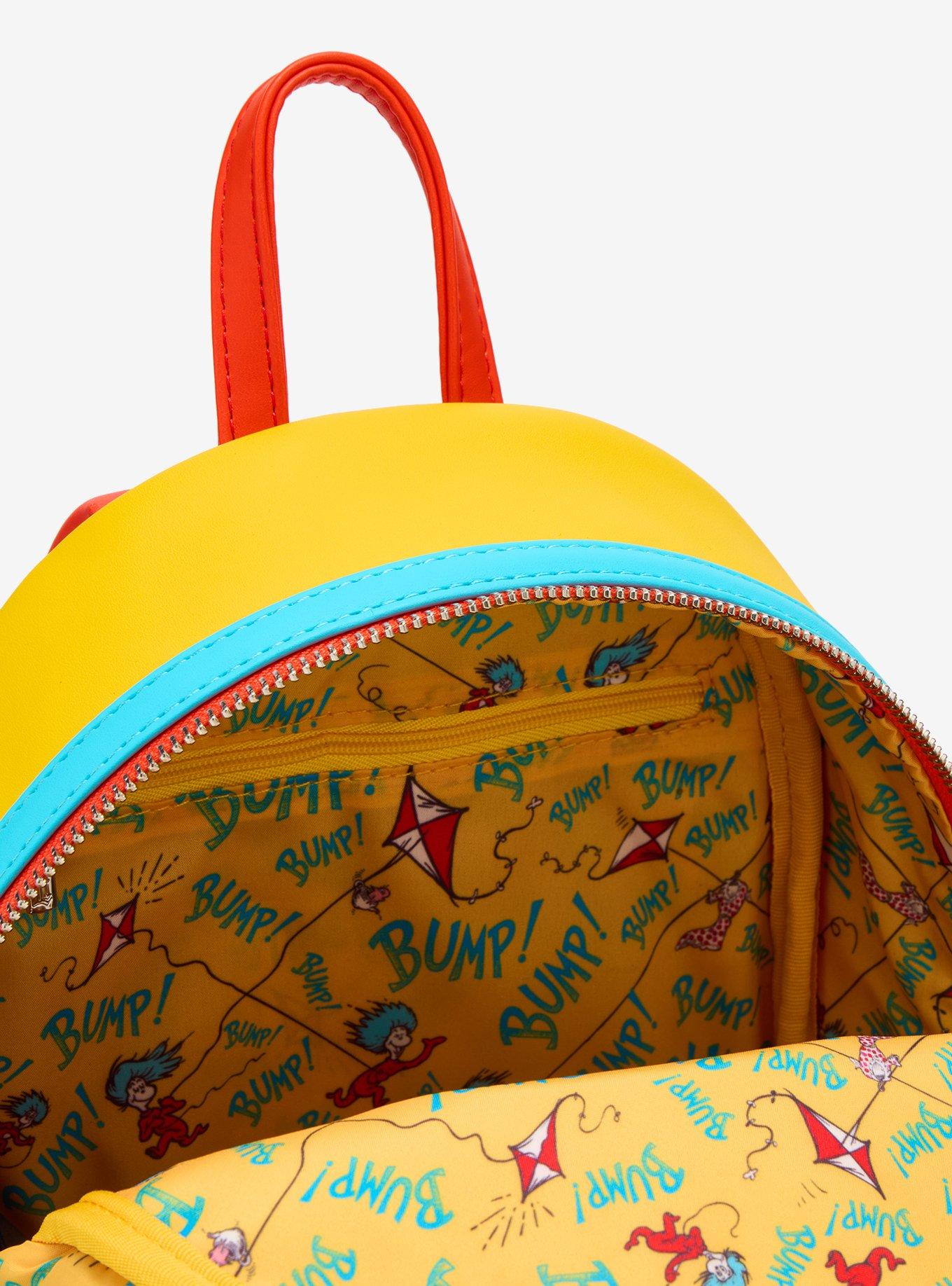 Loungefly Dr. Seuss The Cat In The Hat Falling Icons Mini Backpack - BoxLunch Exclusive