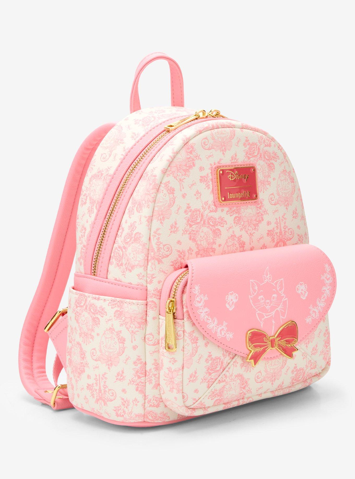Loungefly Disney The Aristocats Marie Toile Print Mini Backpack - BoxLunch Exclusive, , hi-res