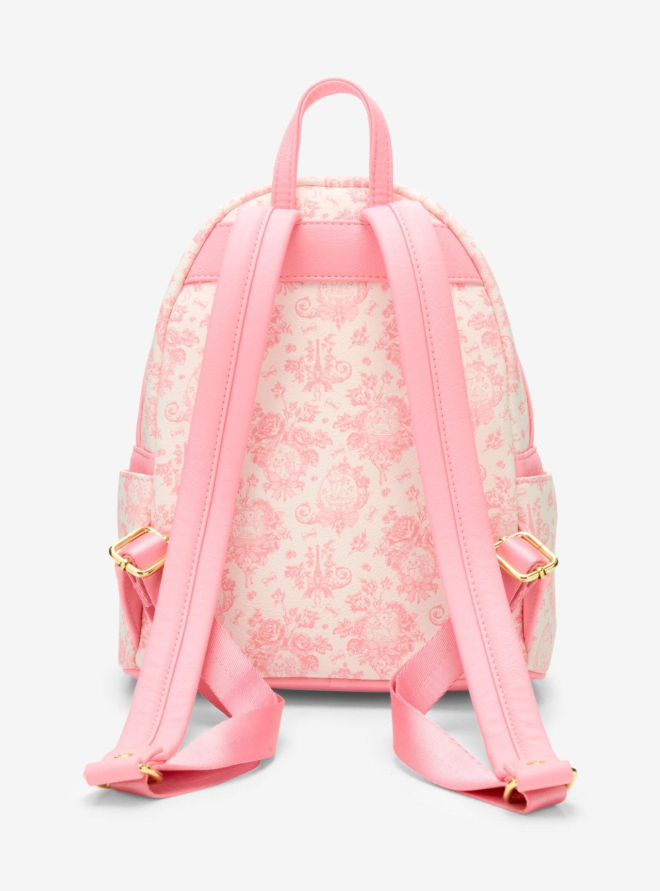 Loungefly Disney The Aristocats Marie Toile Print Mini Backpack - BoxLunch Exclusive, , alternate